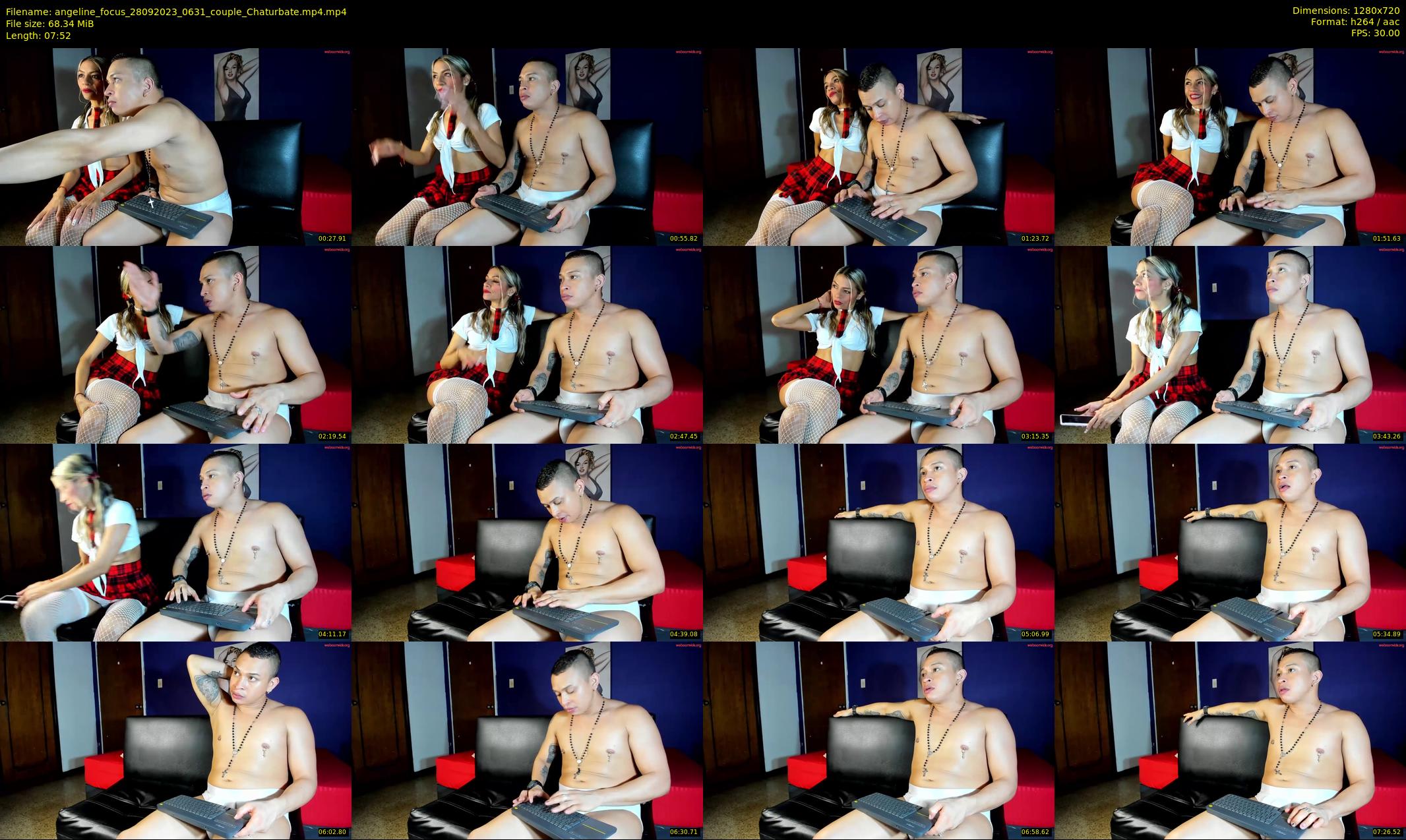 angeline_focus — 8 minute Chaturbate couple cam show recording, 720p, Sep 28, 2023