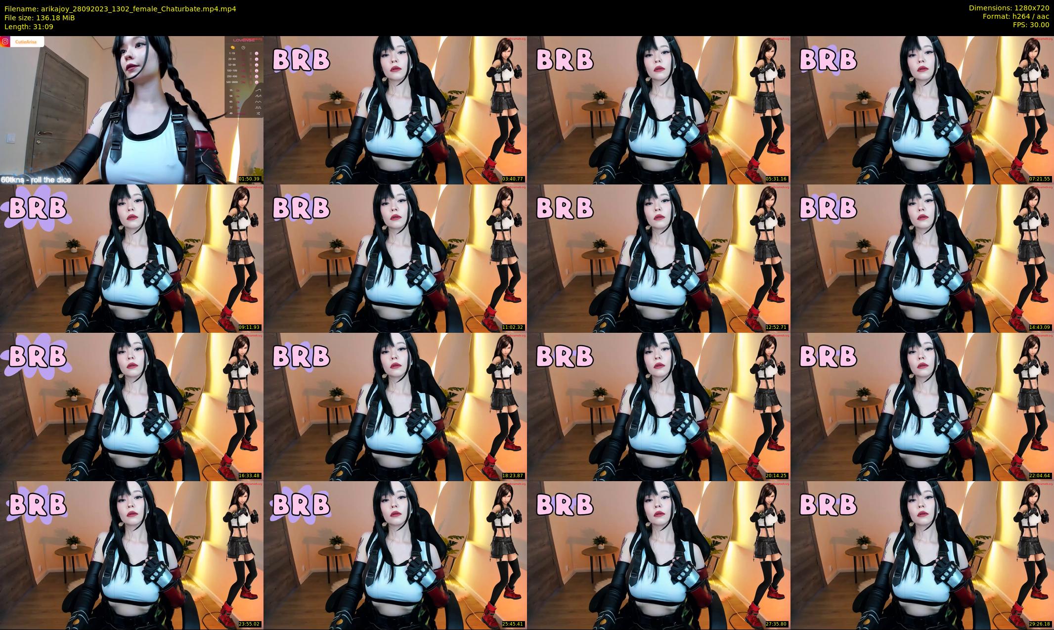 arikajoy — 32 minute Chaturbate female cam show recording, 720p, Sep 28, 2023