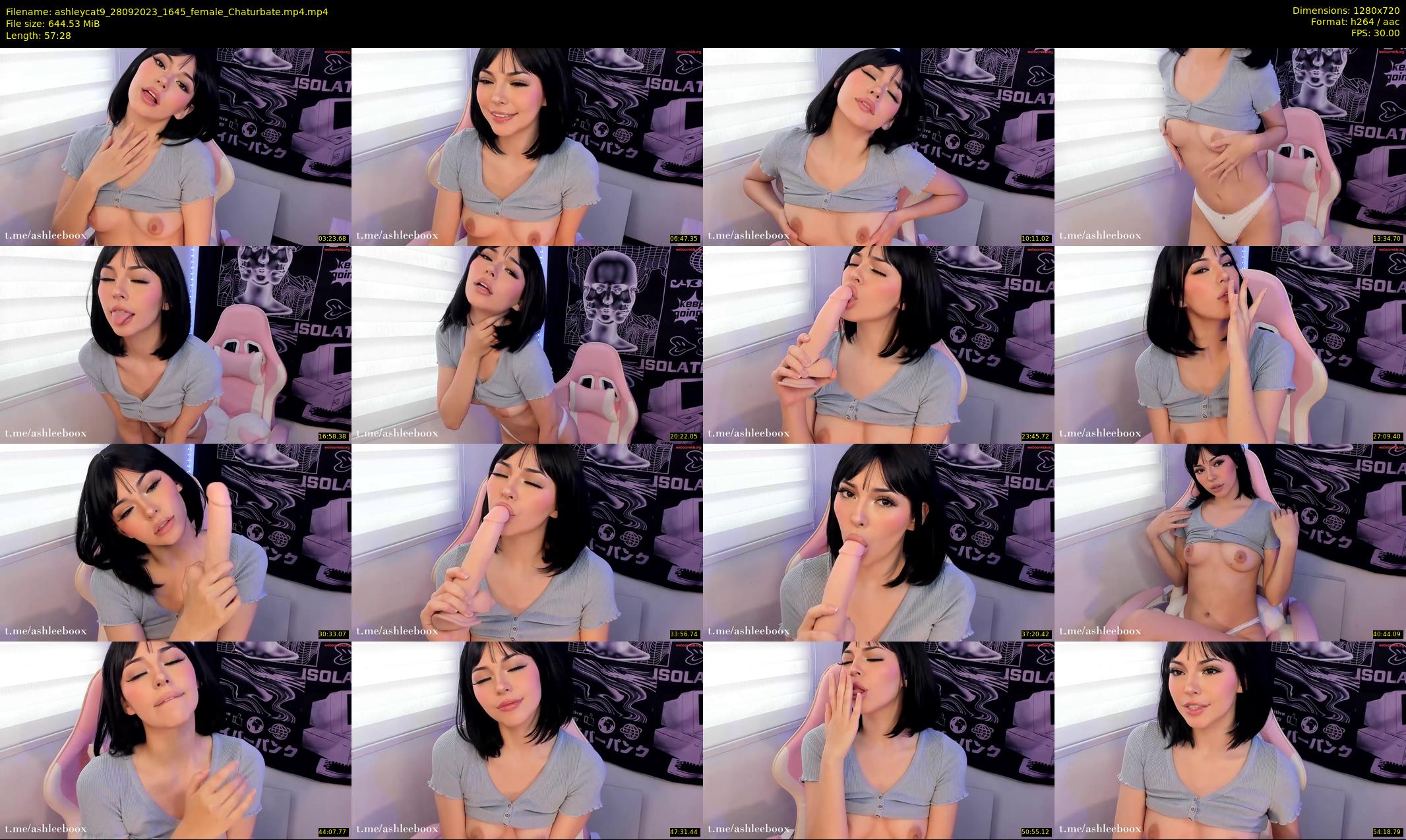 ashleycat9 — 58 minute Chaturbate female cam show recording, 720p, Sep 28, 2023