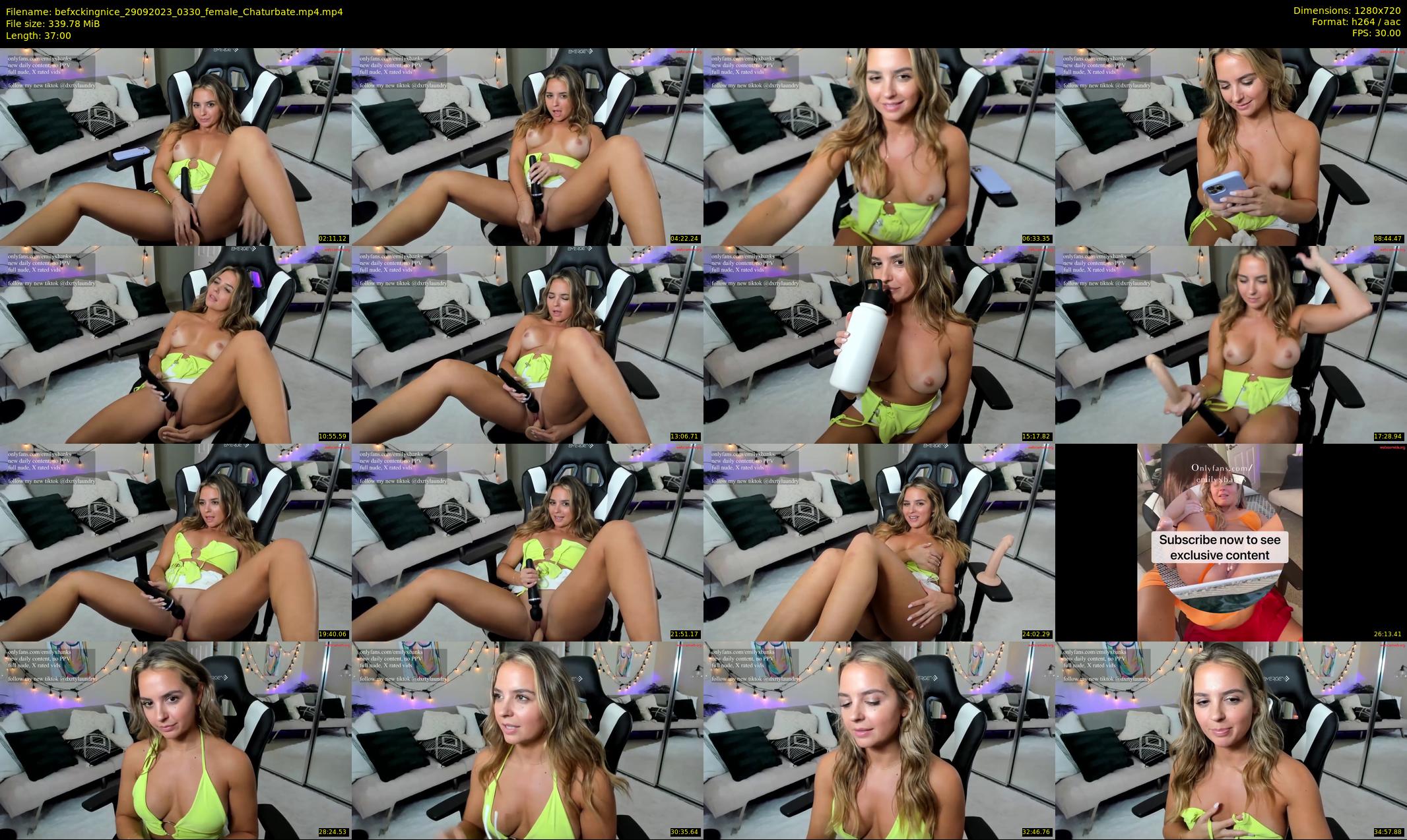 befxckingnice — 37 minute Chaturbate female cam show recording, 720p, Sep 29, 2023