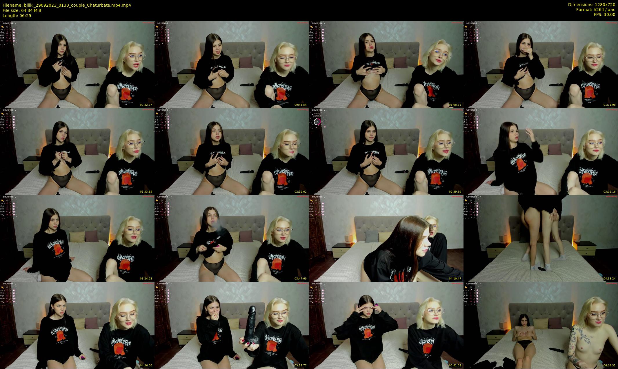 bjliki — 7 minute Chaturbate couple cam show recording, 720p, Sep 29, 2023