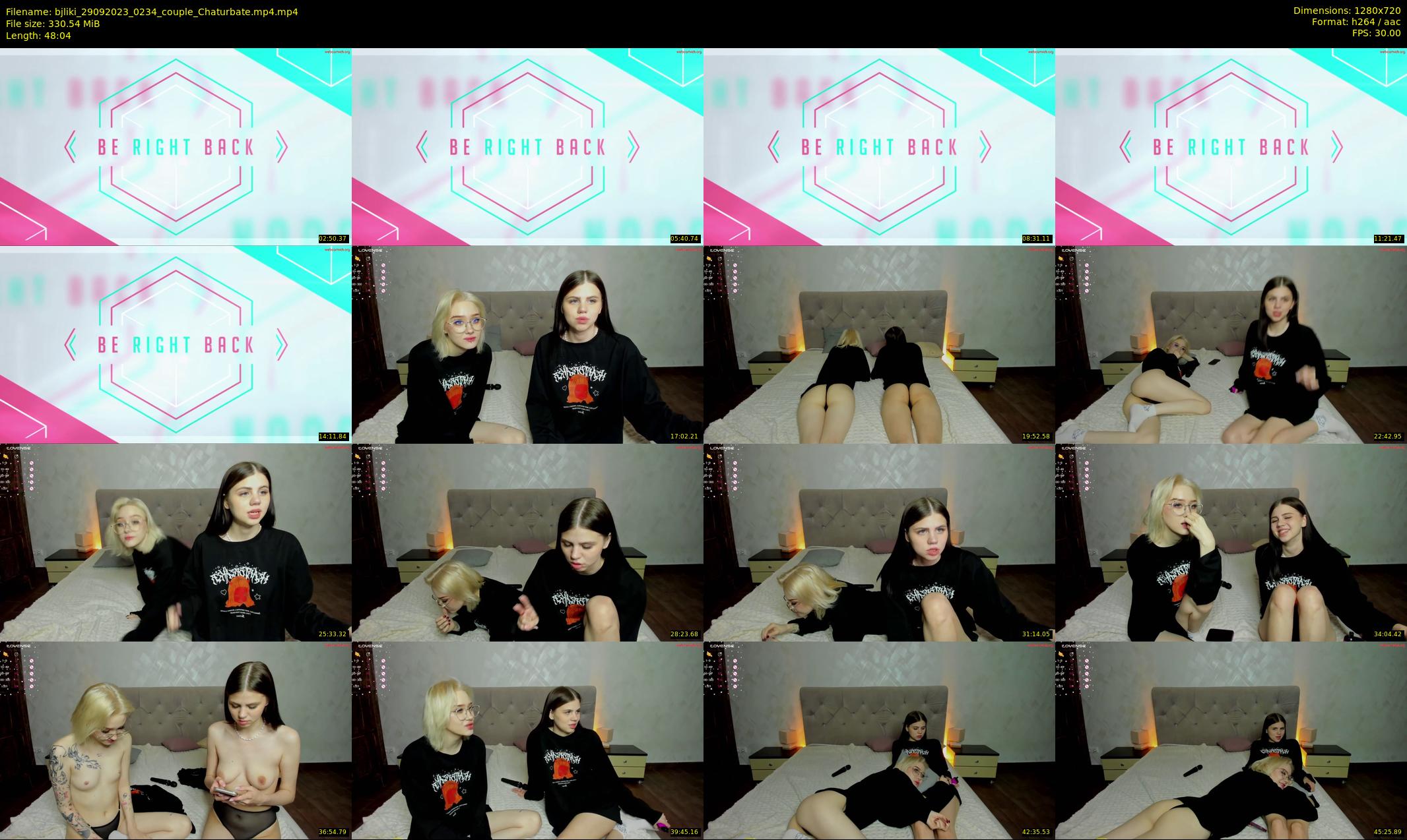 bjliki — 49 minute Chaturbate couple cam show recording, 720p, Sep 29, 2023