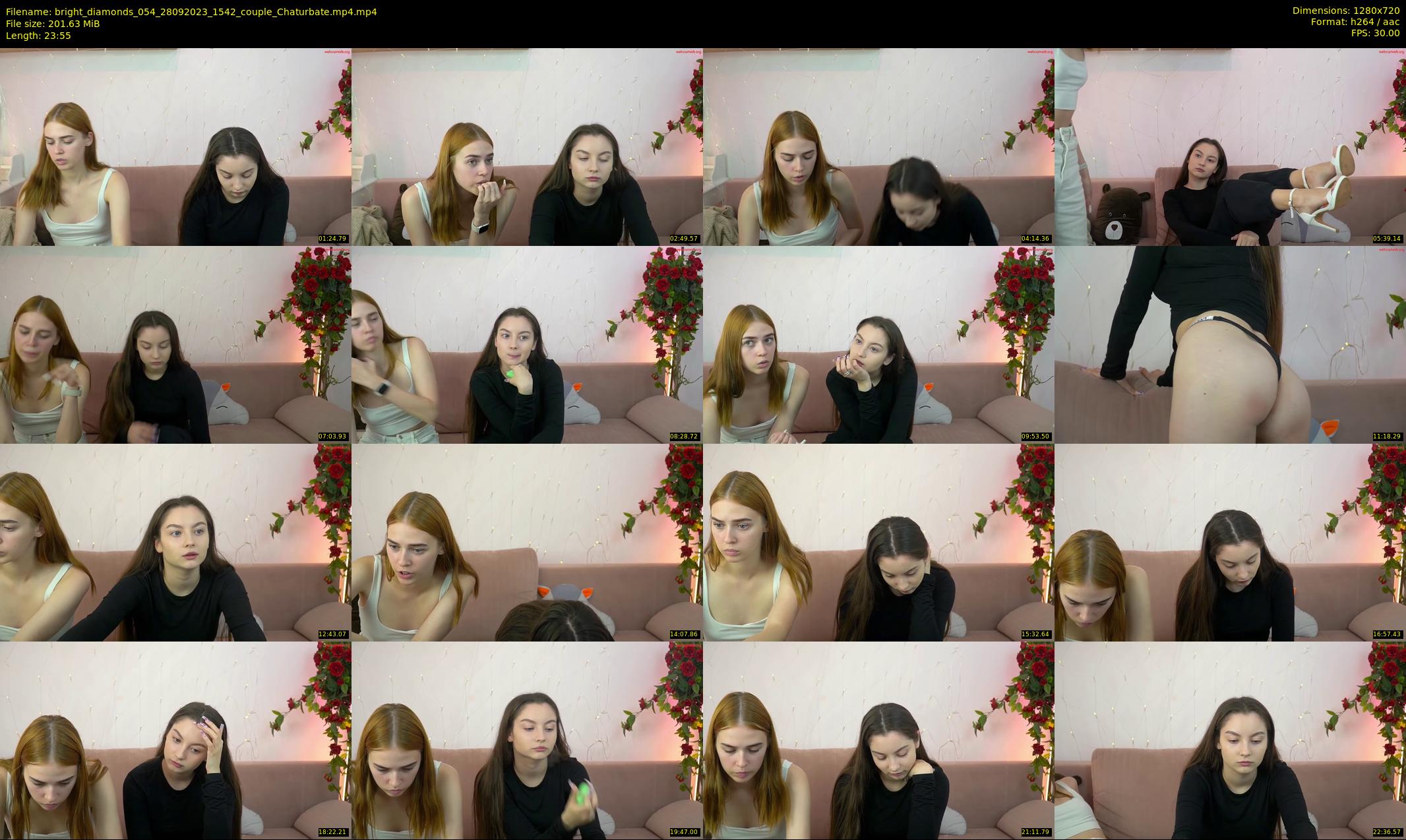 bright_diamonds_054 — 24 minute Chaturbate couple cam show recording, 720p, Sep 28, 2023