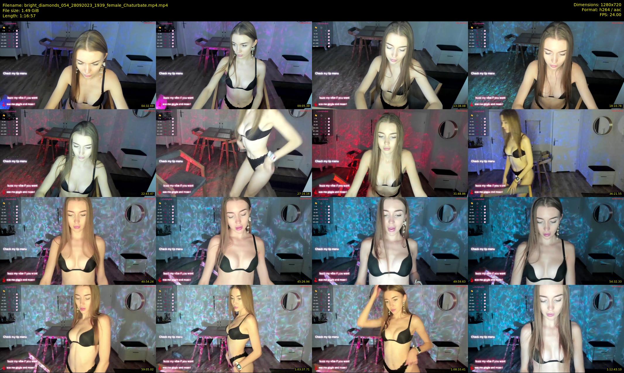 bright_diamonds_054 — 77 minute Chaturbate couple cam show recording, 720p, Sep 28, 2023