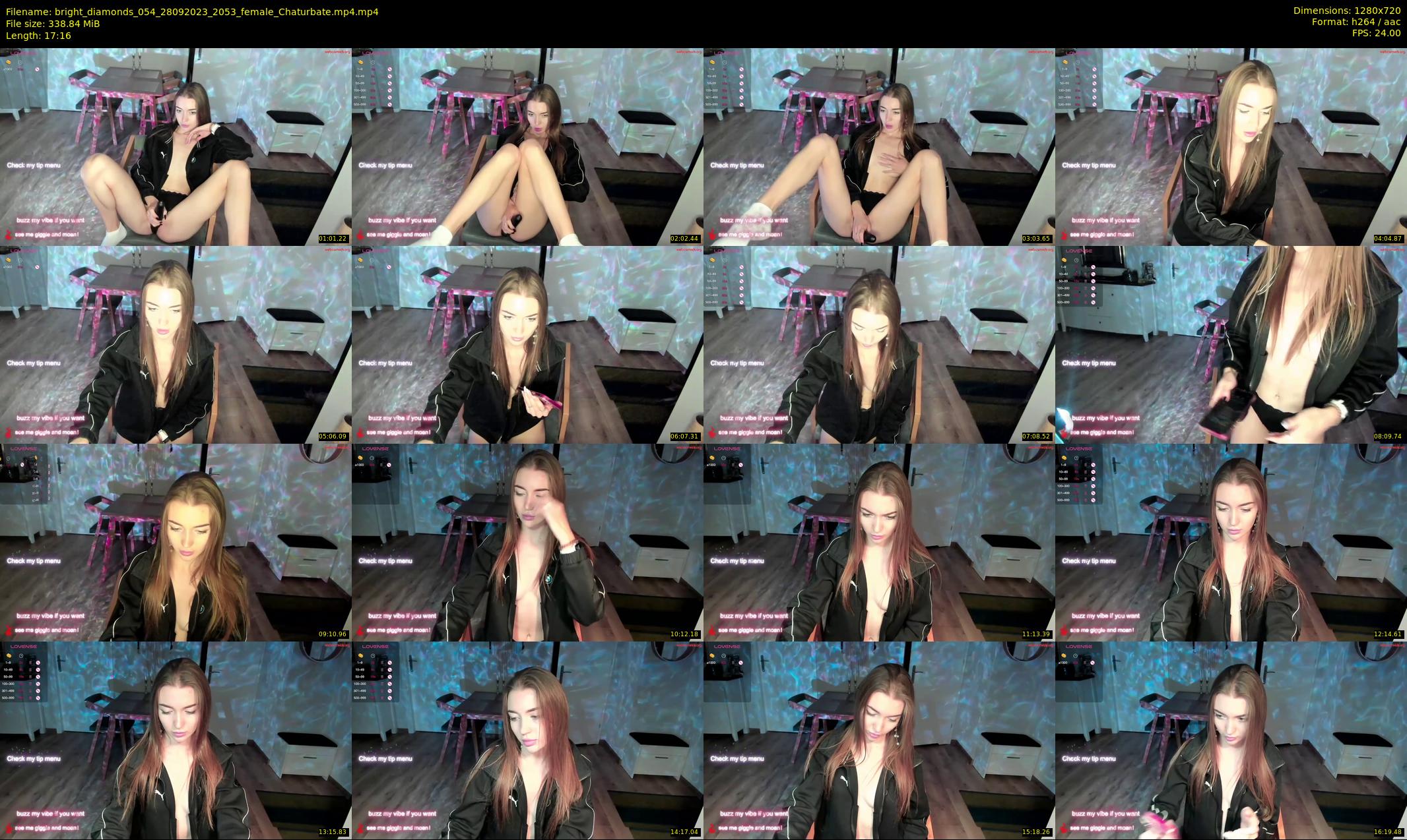 bright_diamonds_054 — 18 minute Chaturbate couple cam show recording, 720p, Sep 28, 2023