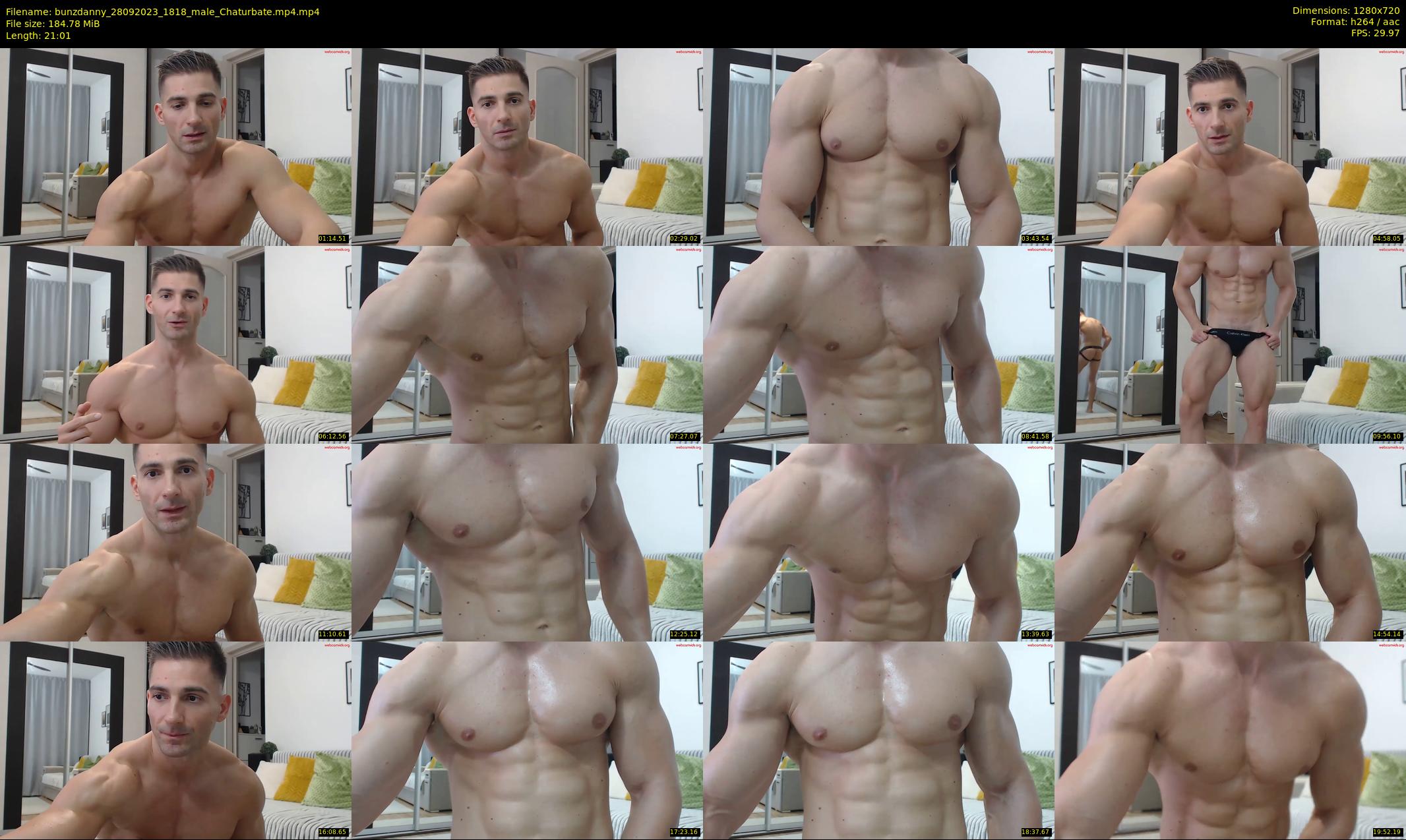 bunzdanny — 22 minute Chaturbate male cam show recording, 720p, Sep 28, 2023