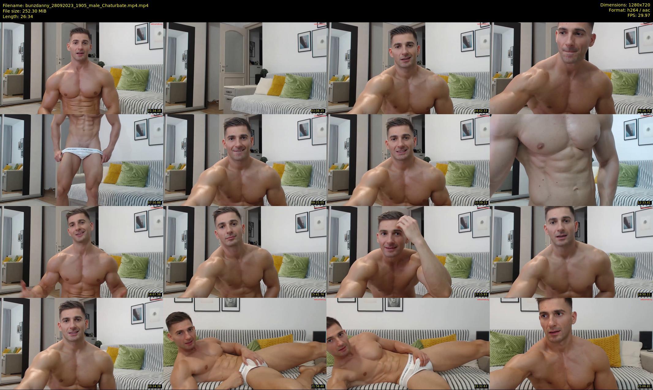 bunzdanny — 27 minute Chaturbate male cam show recording, 720p, Sep 28, 2023