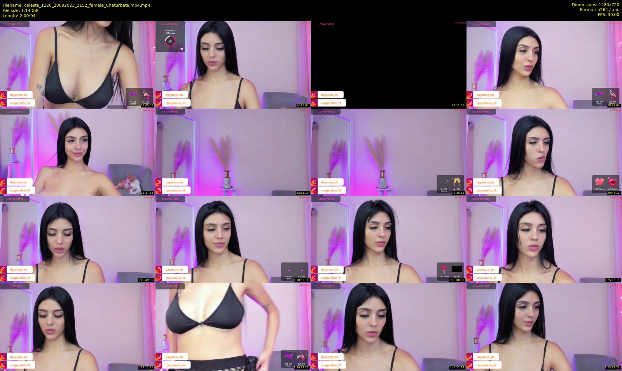 celeste_1220 — 121 minute Chaturbate female cam show recording, 720p, Sep 28, 2023