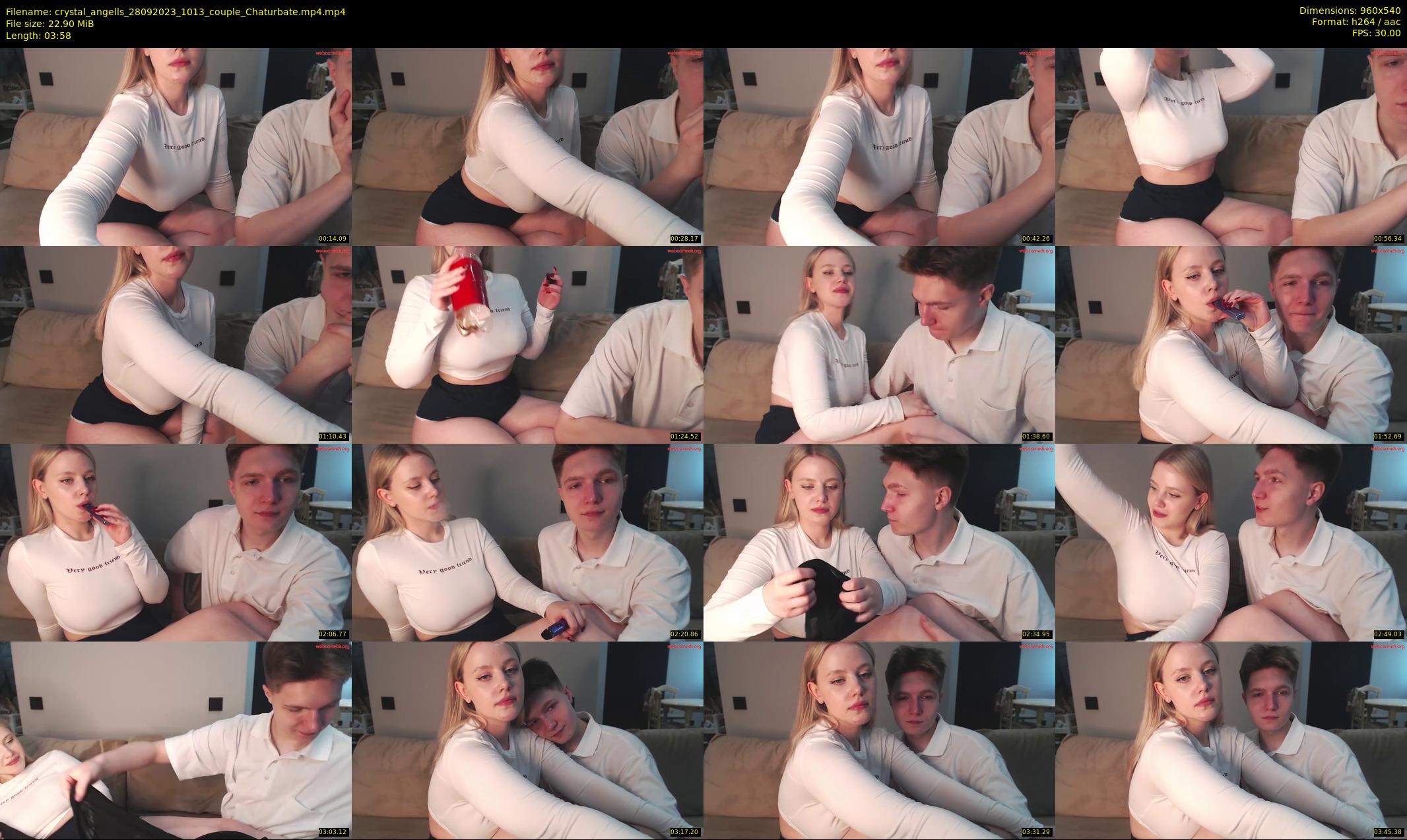 crystal_angells — 4 minute Chaturbate couple cam show recording, 480p, Sep 28, 2023