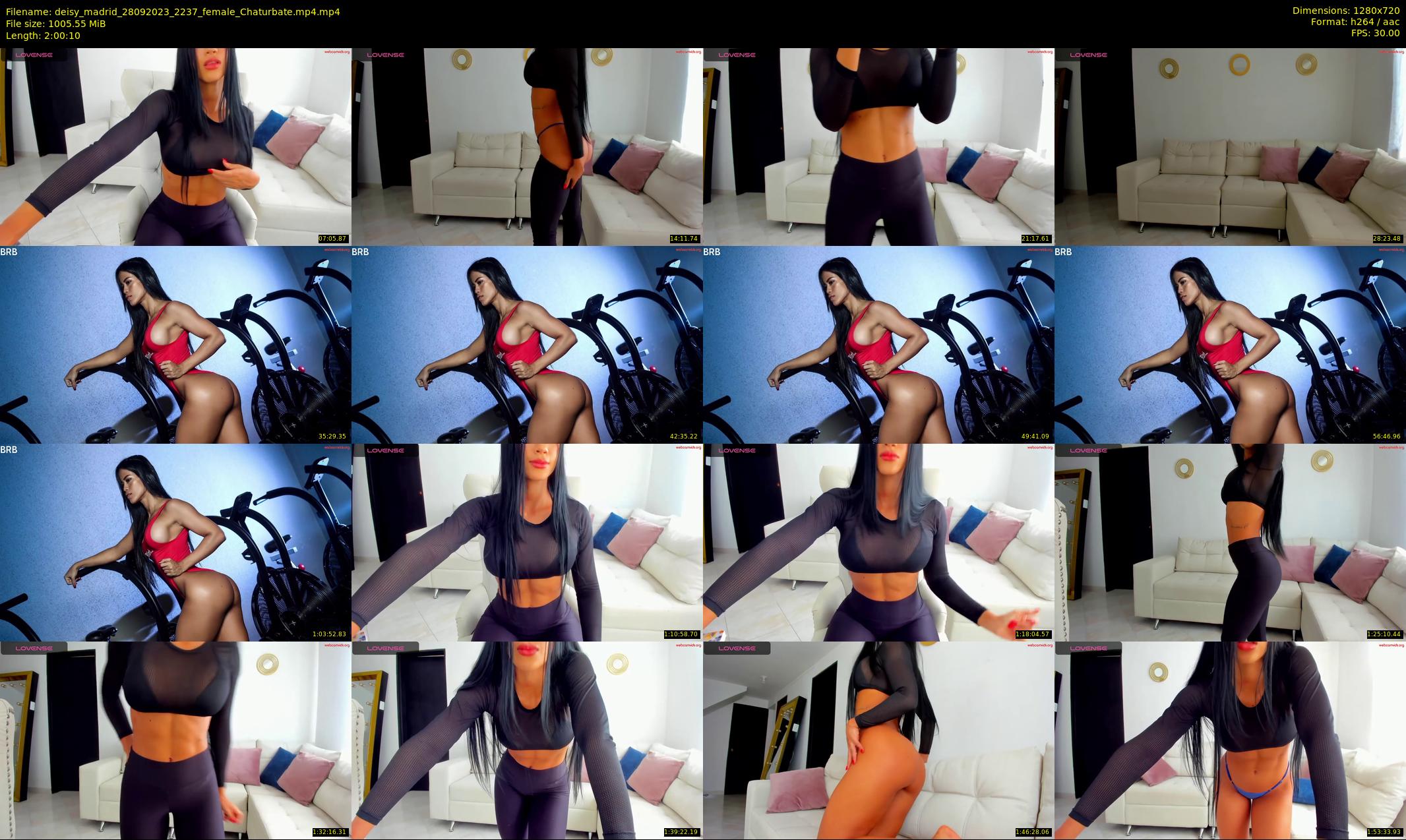 deisy_madrid — 121 minute Chaturbate female cam show recording, 720p, Sep 28, 2023