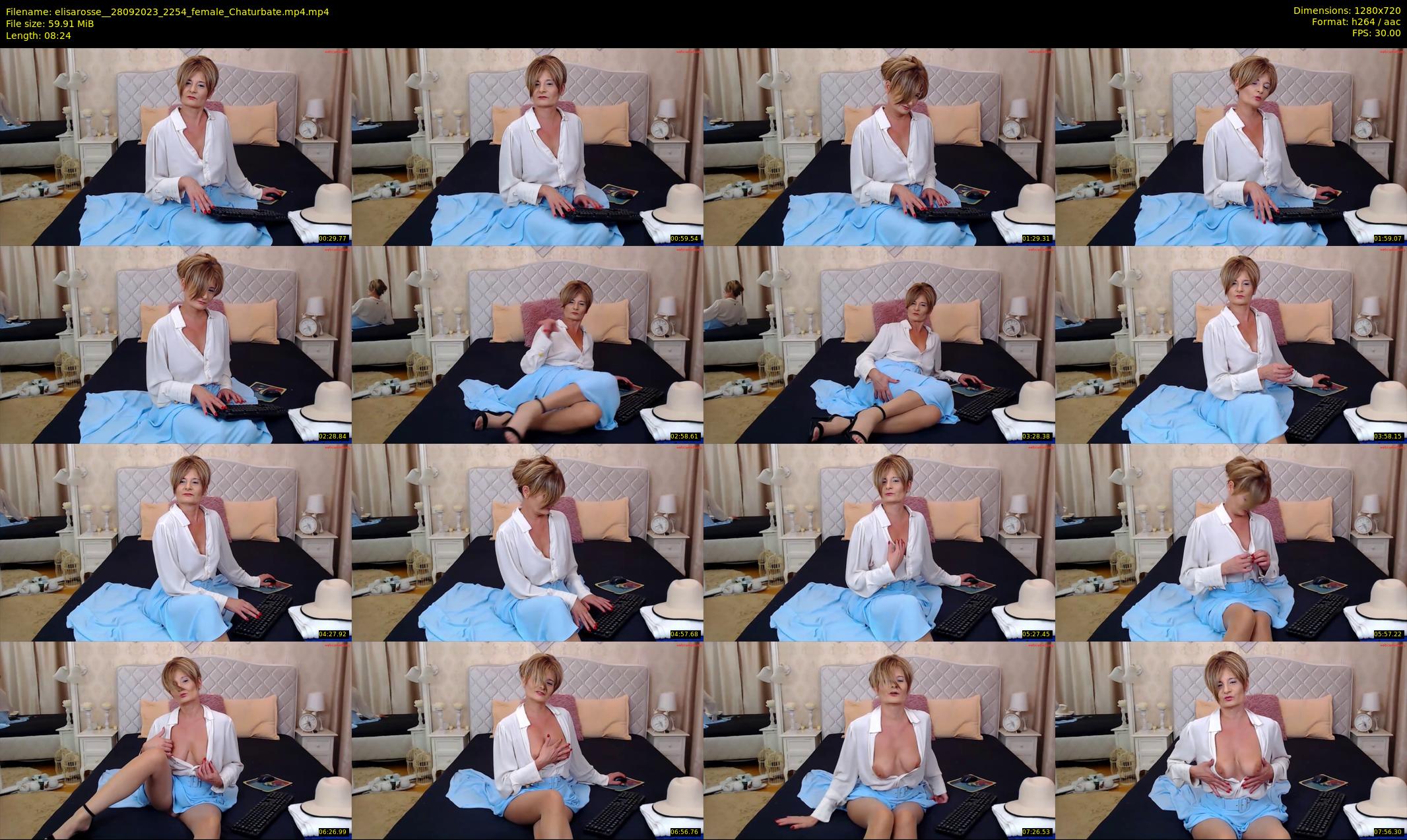 elisarosse_ — 9 minute Chaturbate female cam show recording, 720p, Sep 28, 2023