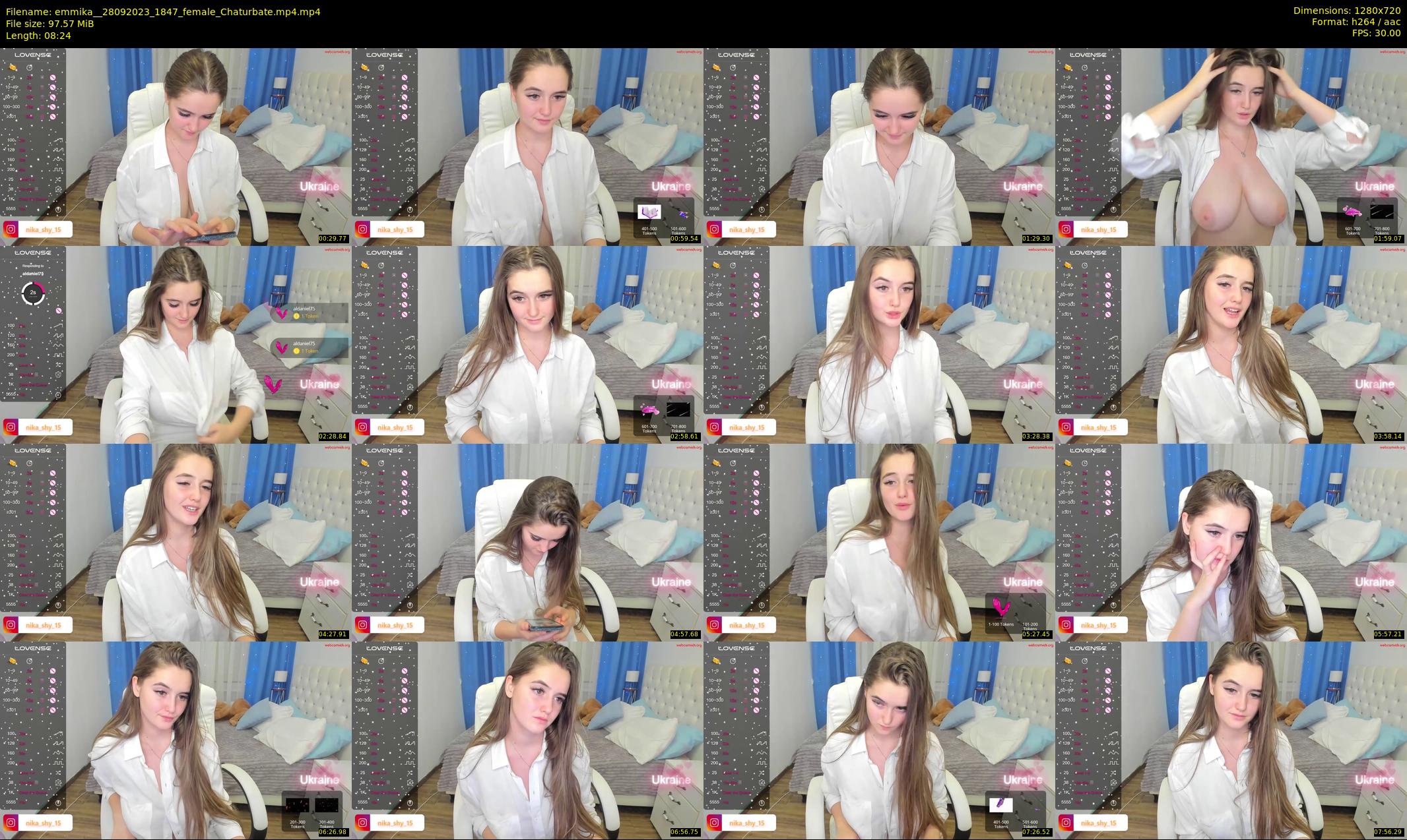 emmika_ — 9 minute Chaturbate female cam show recording, 720p, Sep 28, 2023