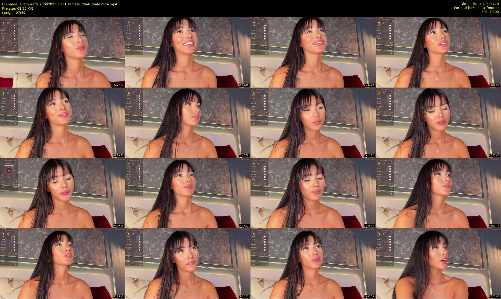 evamoretti — 8 minute Chaturbate female cam show recording, 720p, Sep 28, 2023