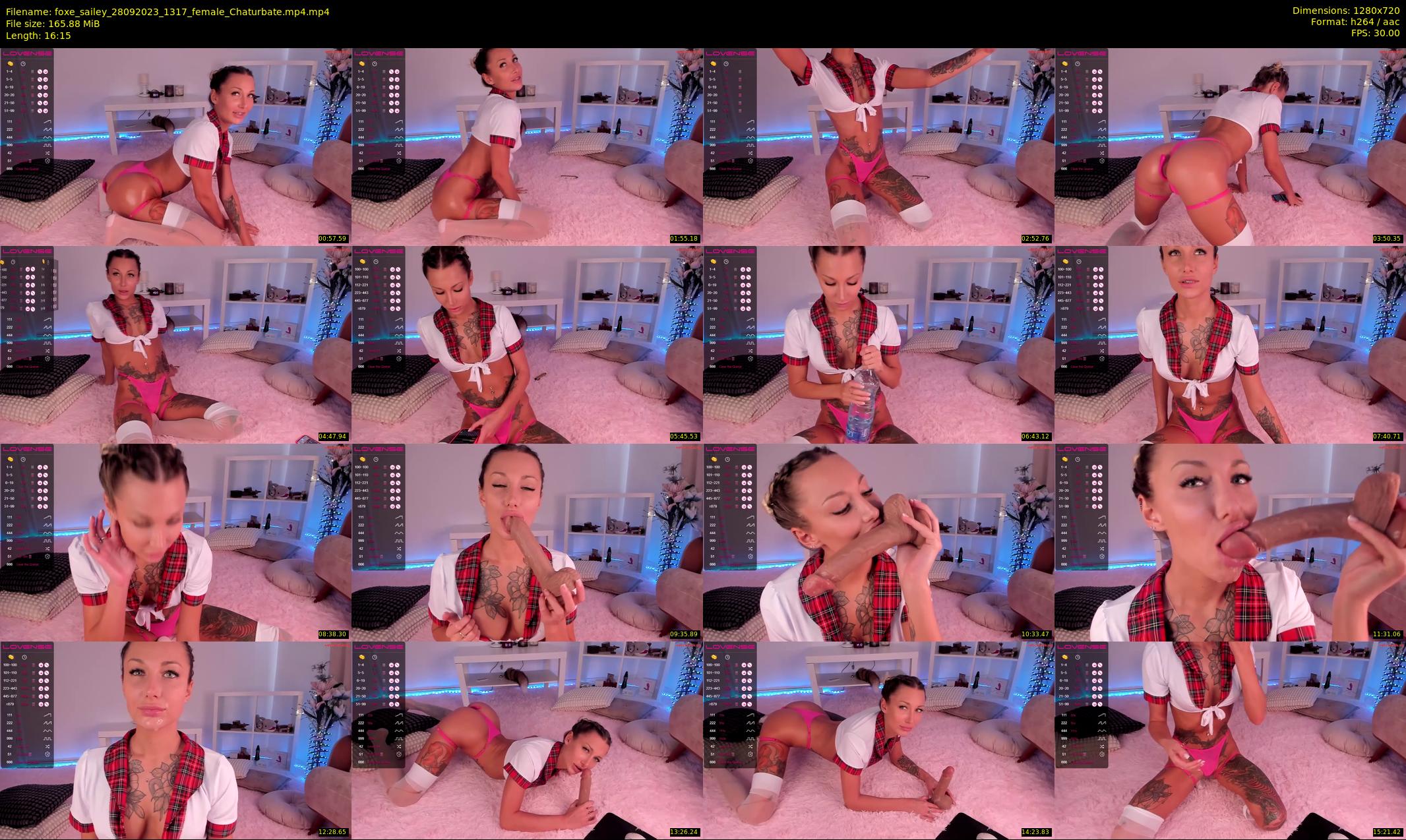 foxe_sailey — 17 minute Chaturbate female cam show recording, 720p, Sep 28, 2023