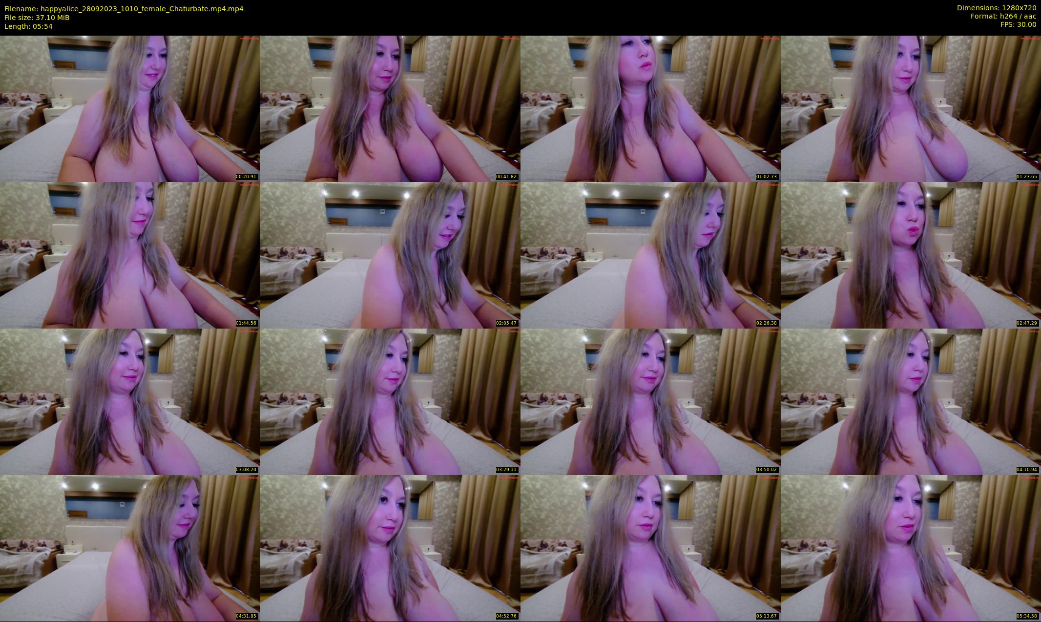 happyalice — 6 minute Chaturbate female cam show recording, 720p, Sep 28, 2023