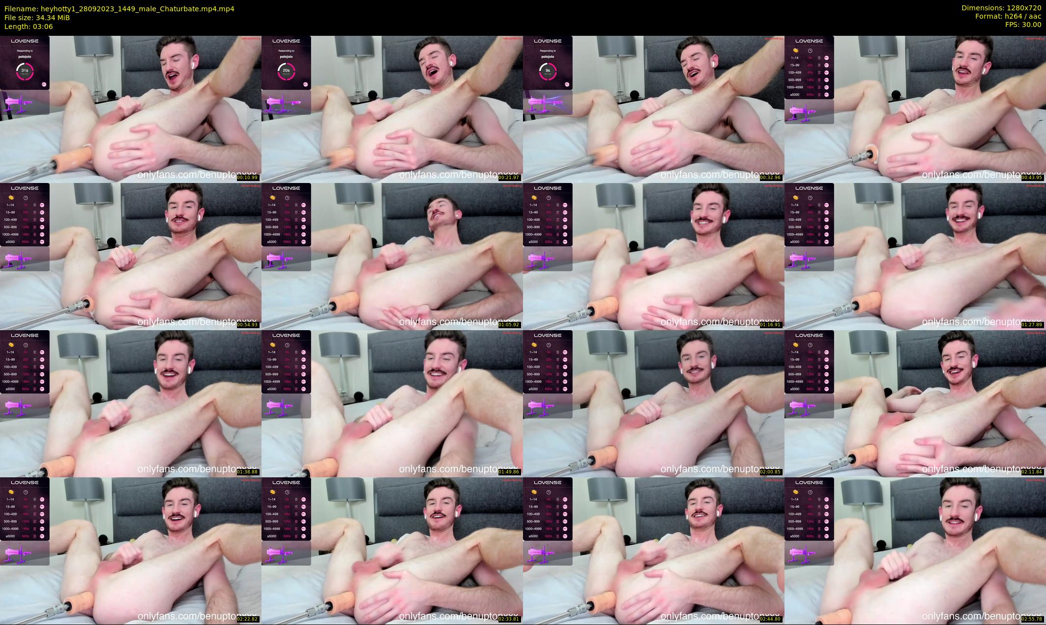 heyhotty1 — 4 minute Chaturbate male cam show recording, 720p, Sep 28, 2023