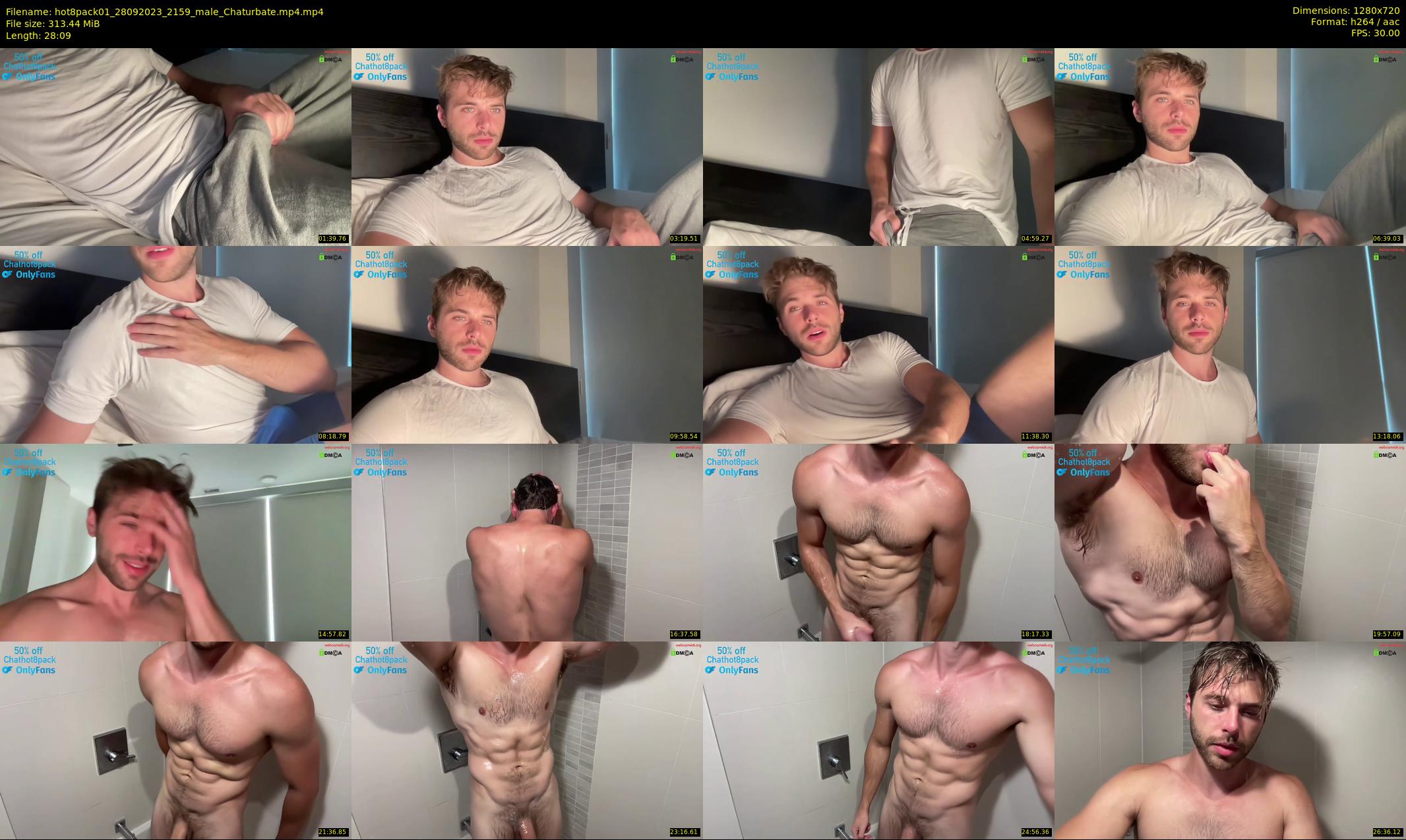 hot8pack01 — 29 minute Chaturbate male cam show recording, 720p, Sep 28, 2023