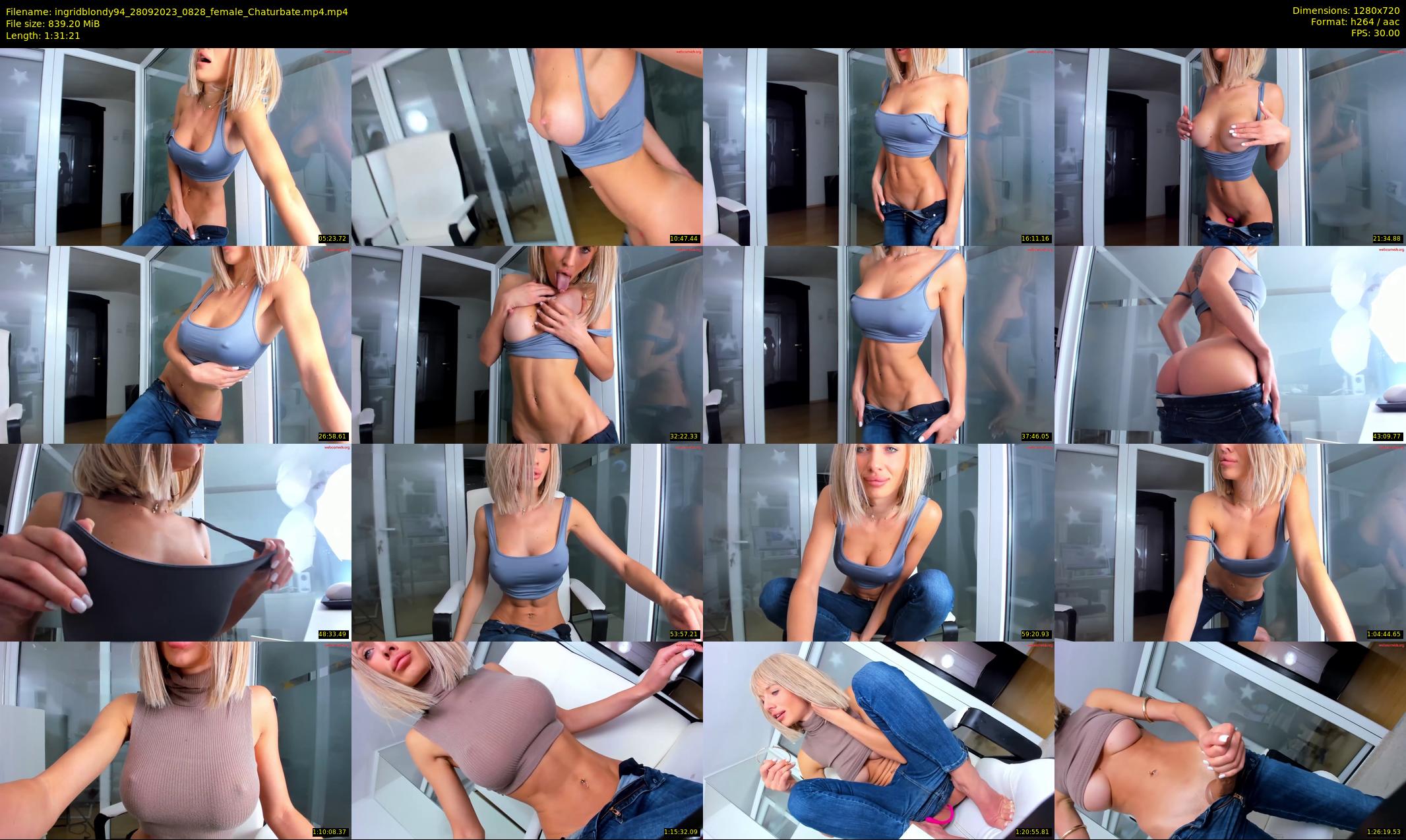 ingridblondy94 — 92 minute Chaturbate female cam show recording, 720p, Sep 28, 2023