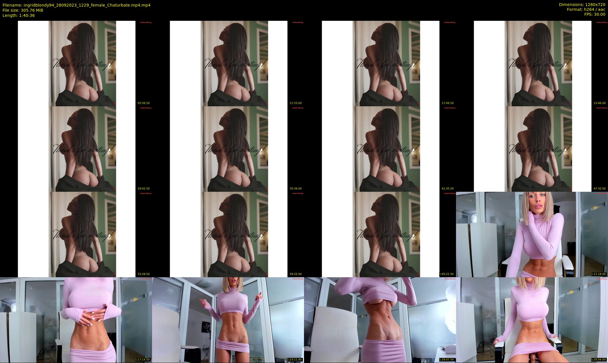 ingridblondy94 — 101 minute Chaturbate female cam show recording, 720p, Sep 28, 2023
