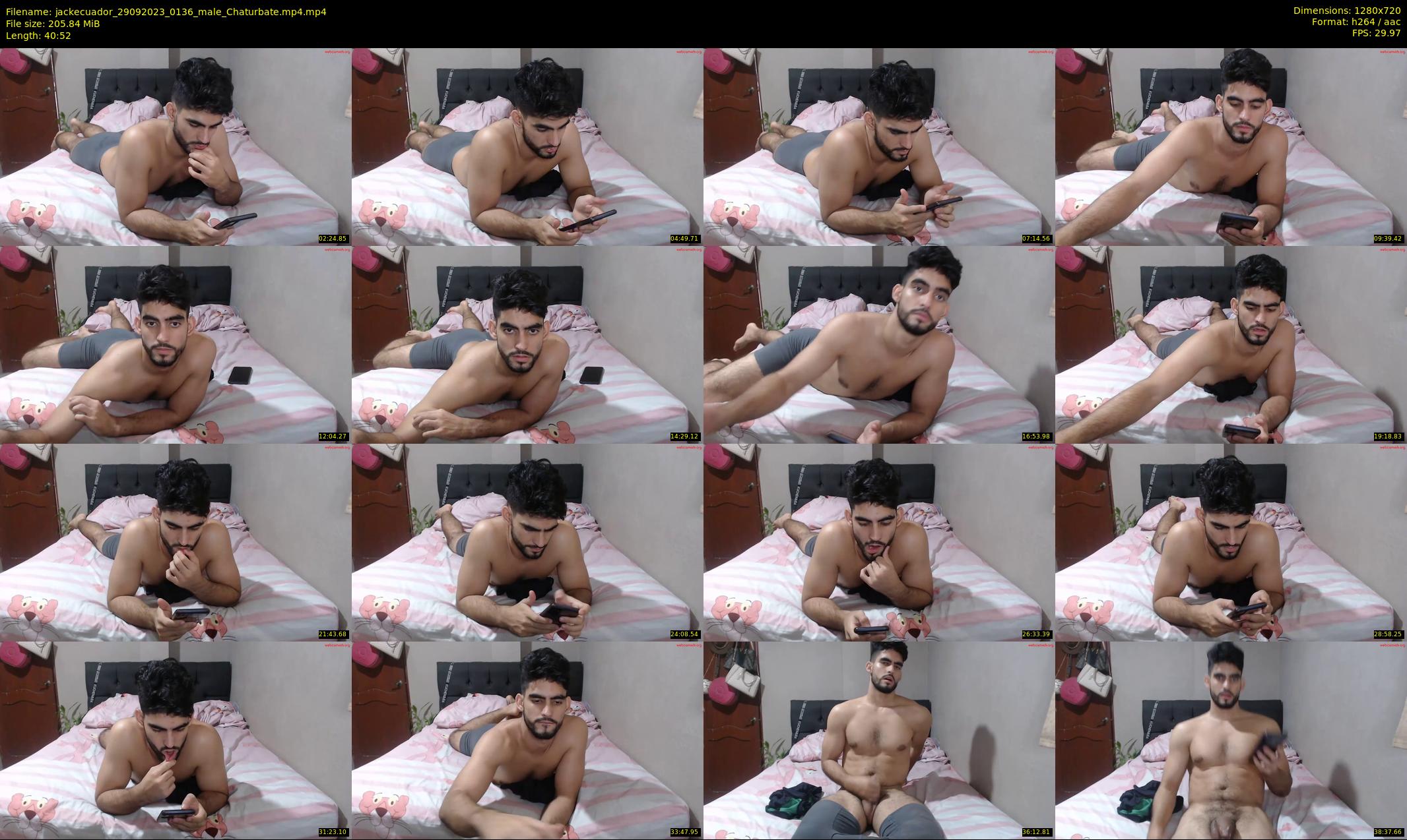 jackecuador — 41 minute Chaturbate male cam show recording, 720p, Sep 29, 2023