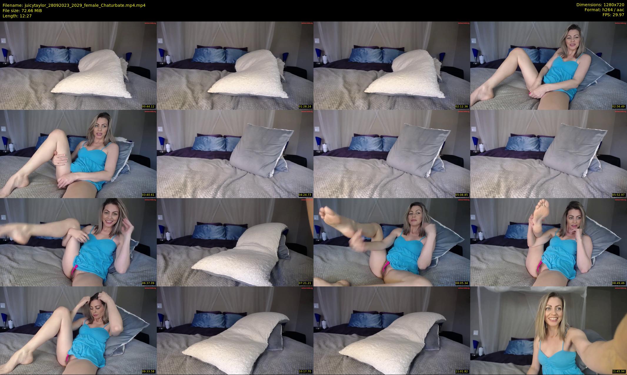 juicytaylor — 13 minute Chaturbate female cam show recording, 720p, Sep 28, 2023