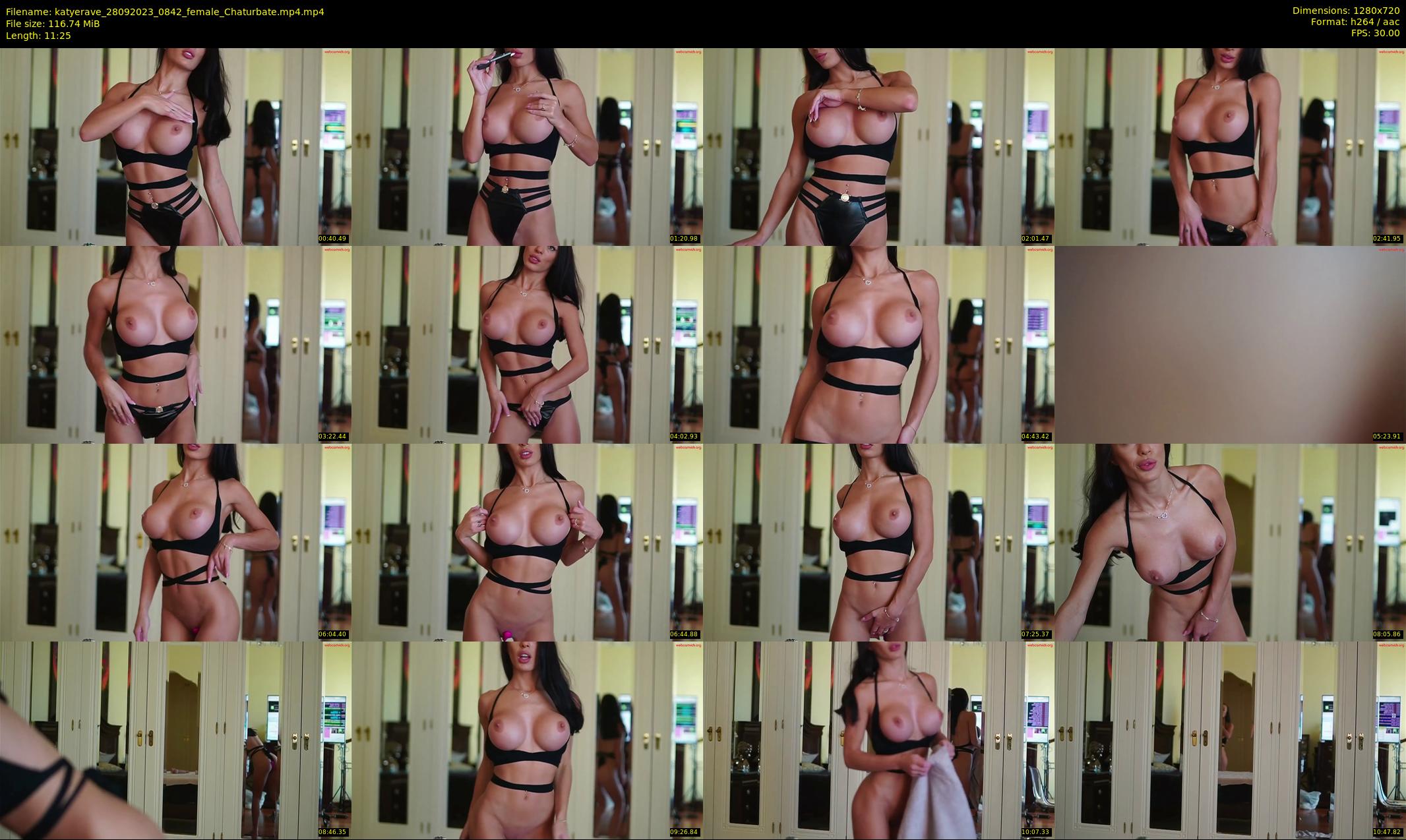 katyerave — 12 minute Chaturbate female cam show recording, 720p, Sep 28, 2023