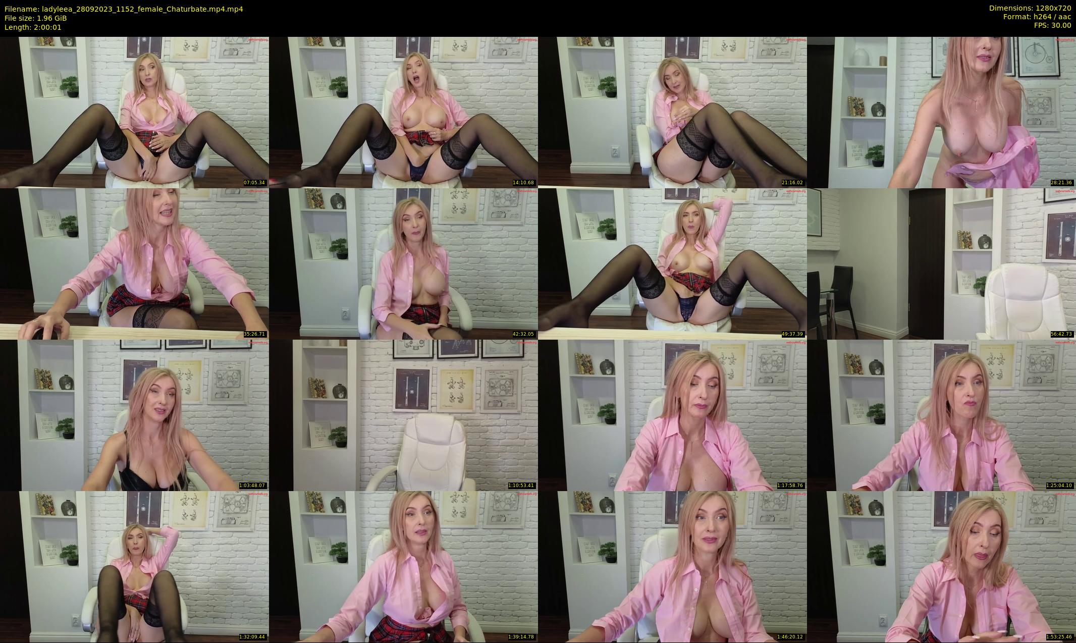 ladyleea — 121 minute Chaturbate female cam show recording, 720p, Sep 28, 2023
