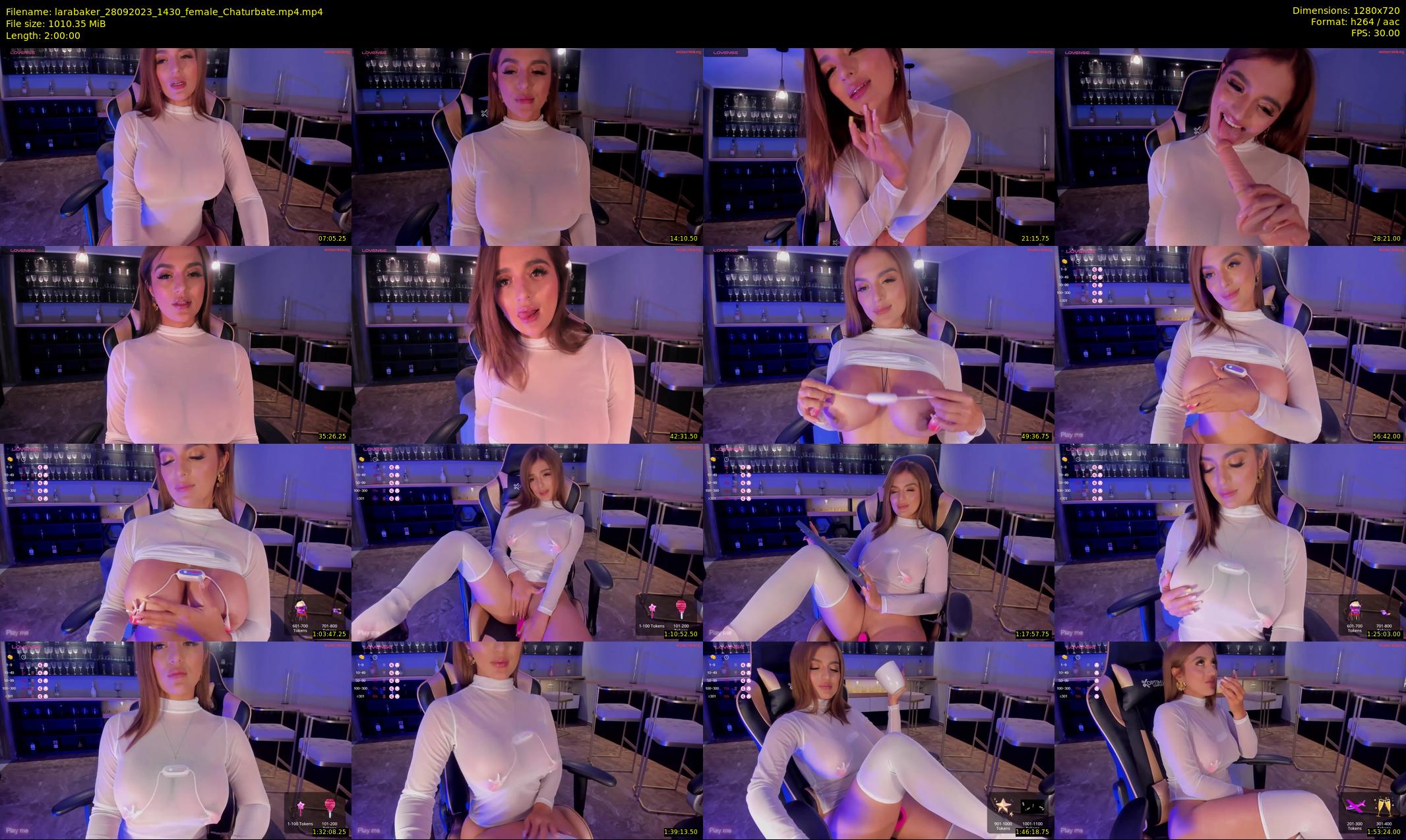 larabaker — 120 minute Chaturbate female cam show recording, 720p, Sep 28, 2023
