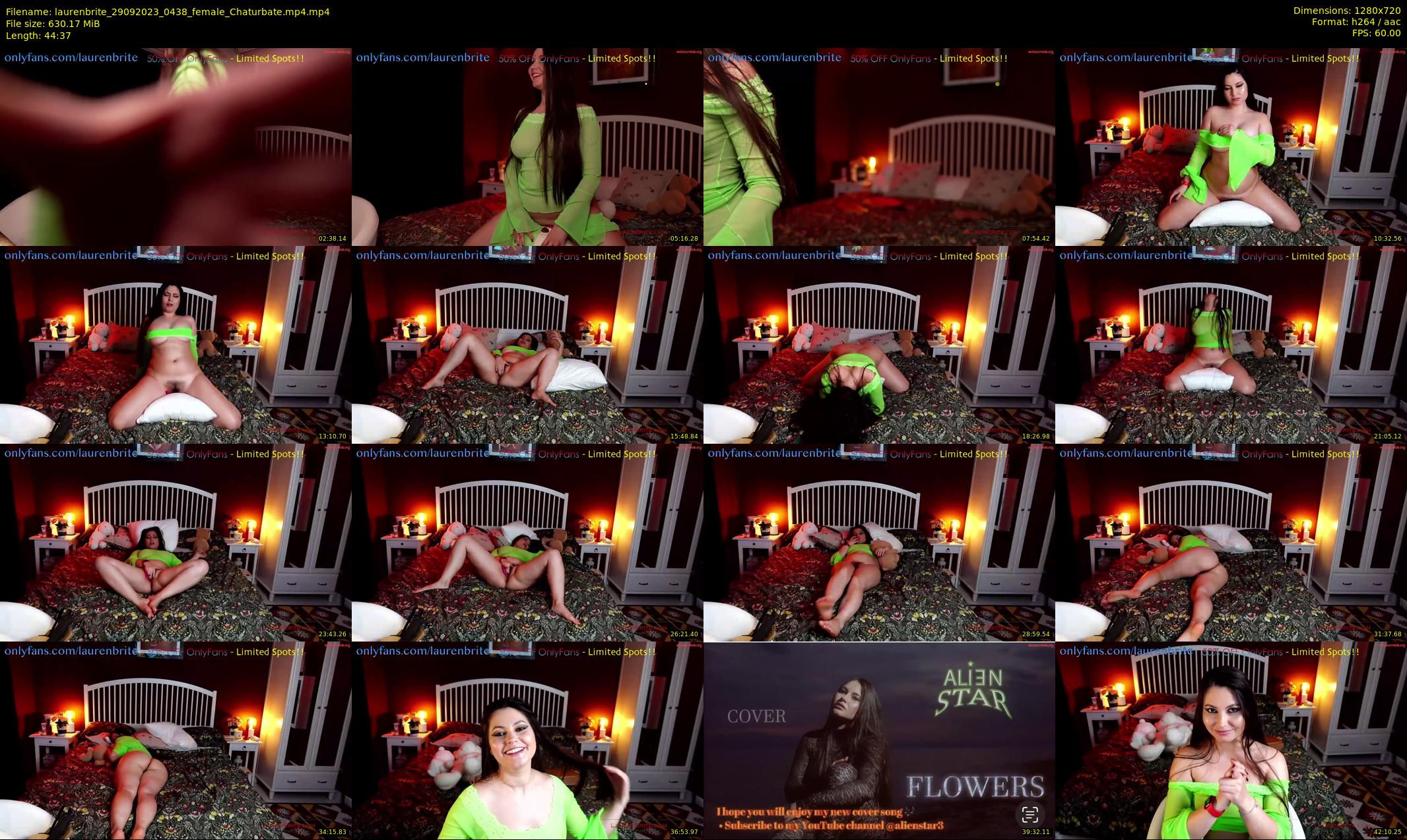laurenbrite — 45 minute Chaturbate female cam show recording, 720p, Sep 29, 2023