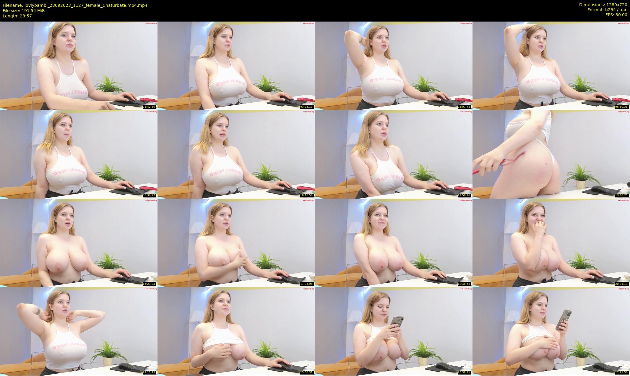 lovlybambi — 29 minute Chaturbate female cam show recording, 720p, Sep 28, 2023