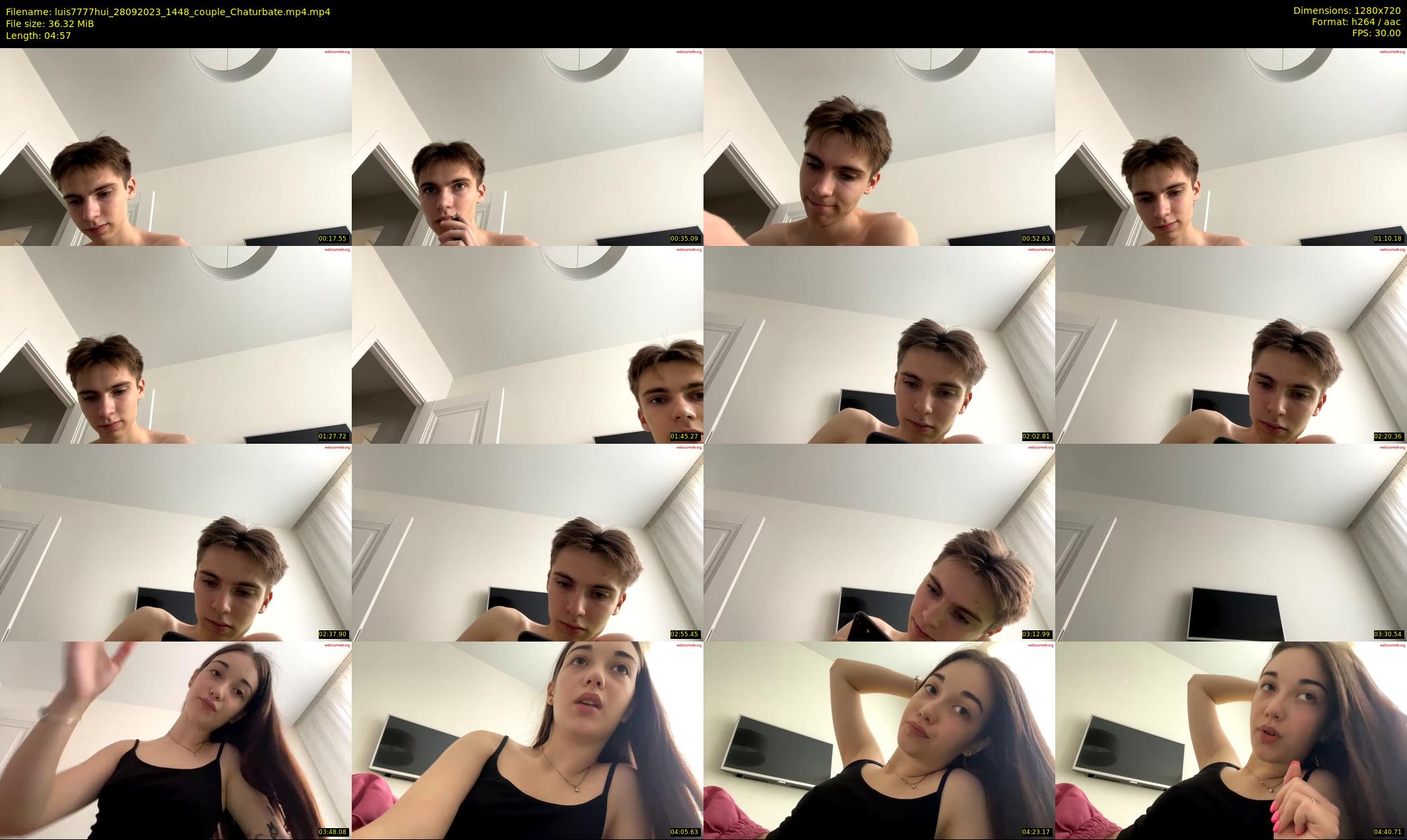 luis7777hui — 5 minute Chaturbate couple cam show recording, 720p, Sep 28, 2023