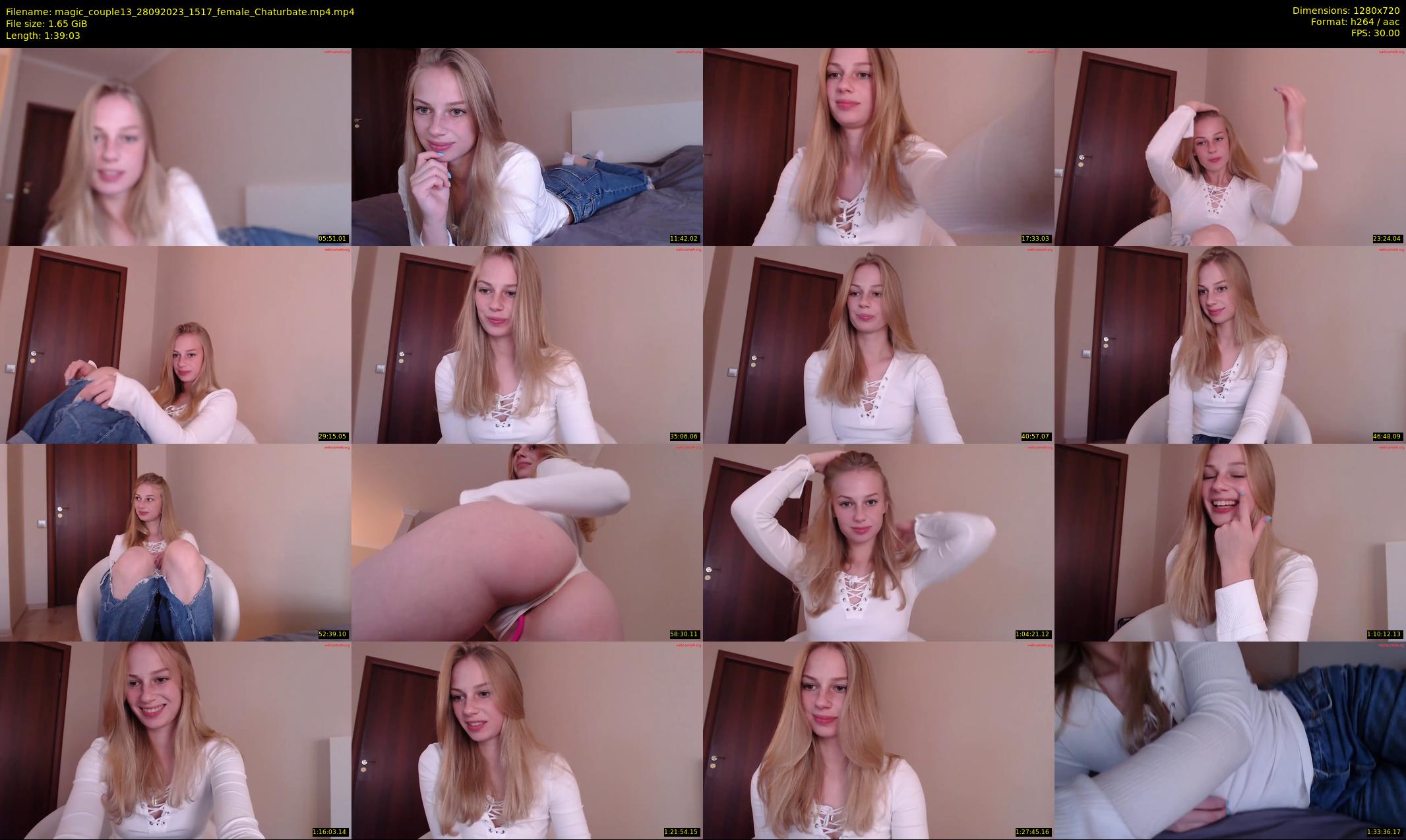 magic_couple13 — 100 minute Chaturbate couple cam show recording, 720p, Sep 28, 2023