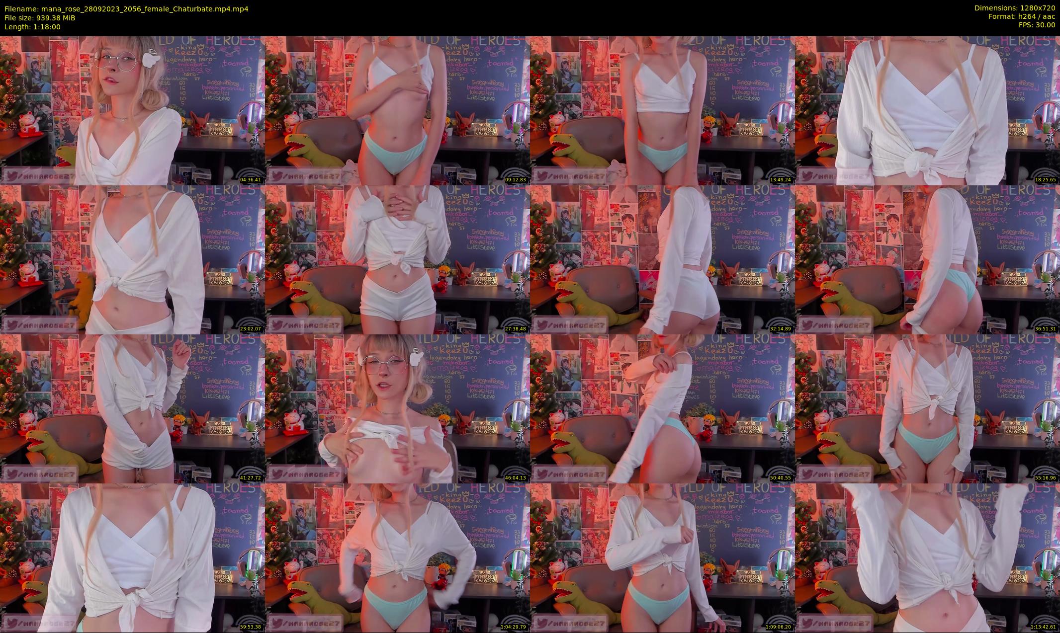 mana_rose — 78 minute Chaturbate female cam show recording, 720p, Sep 28, 2023
