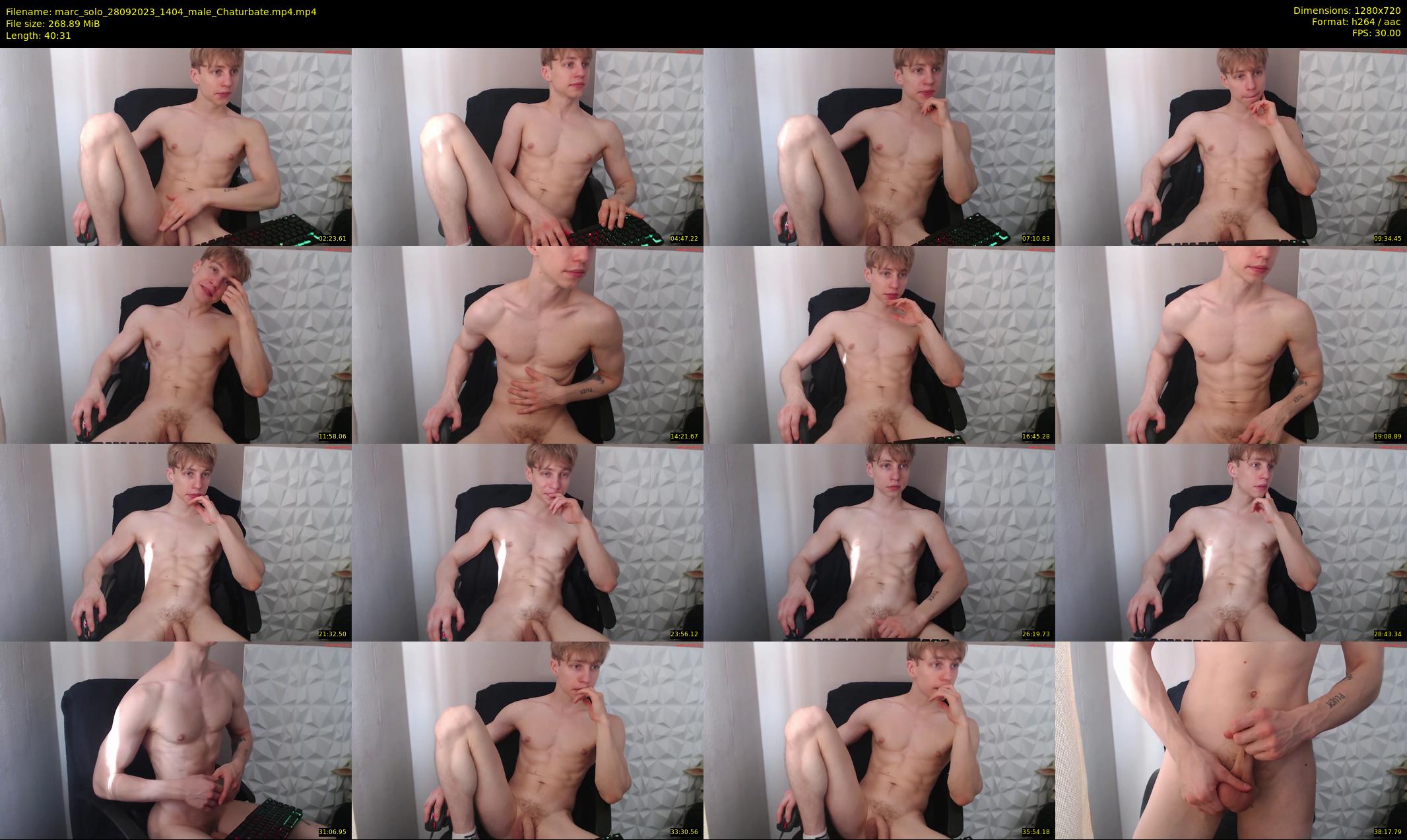 marc_solo — 41 minute Chaturbate male cam show recording, 720p, Sep 28, 2023