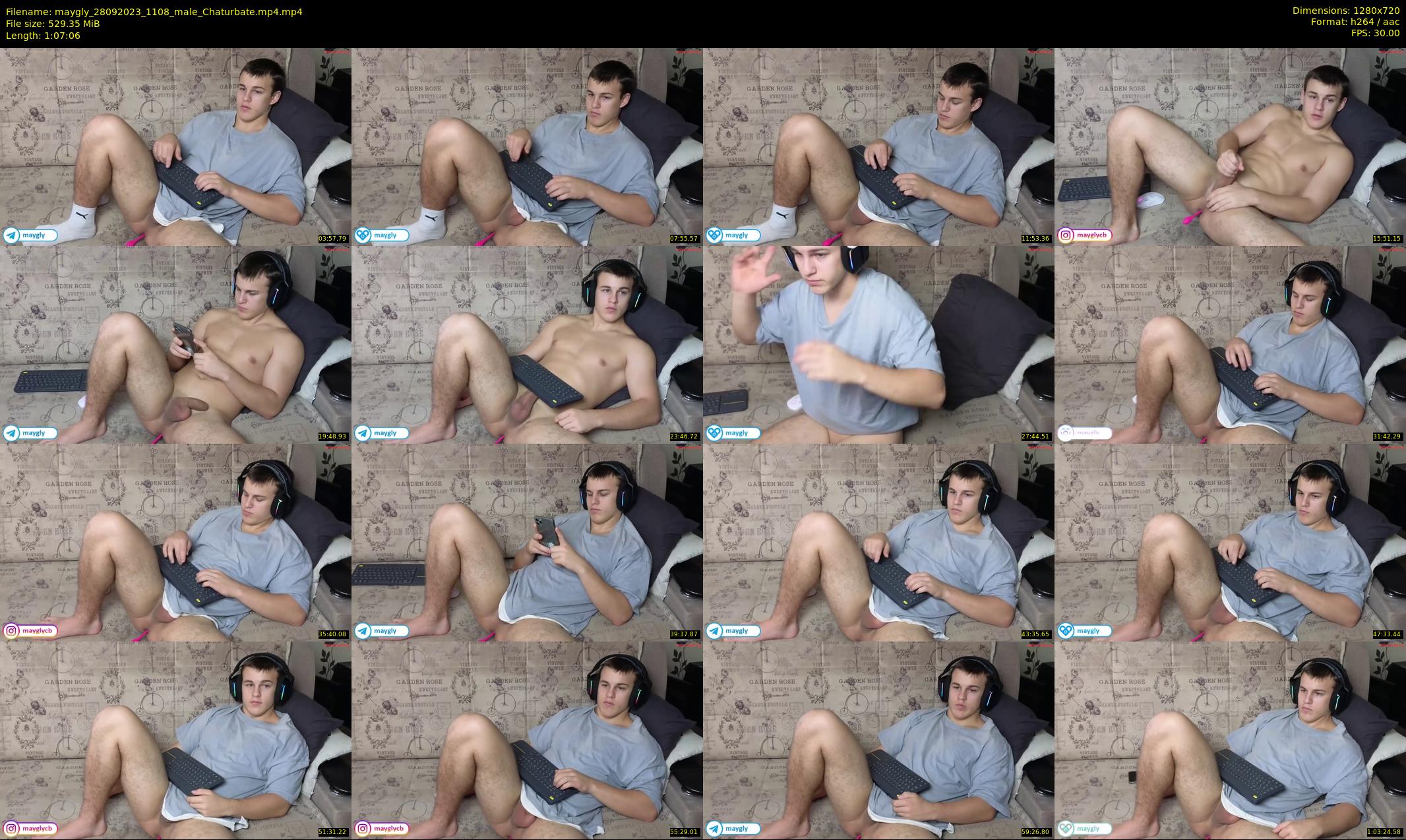 maygly — 68 minute Chaturbate male cam show recording, 720p, Sep 28, 2023