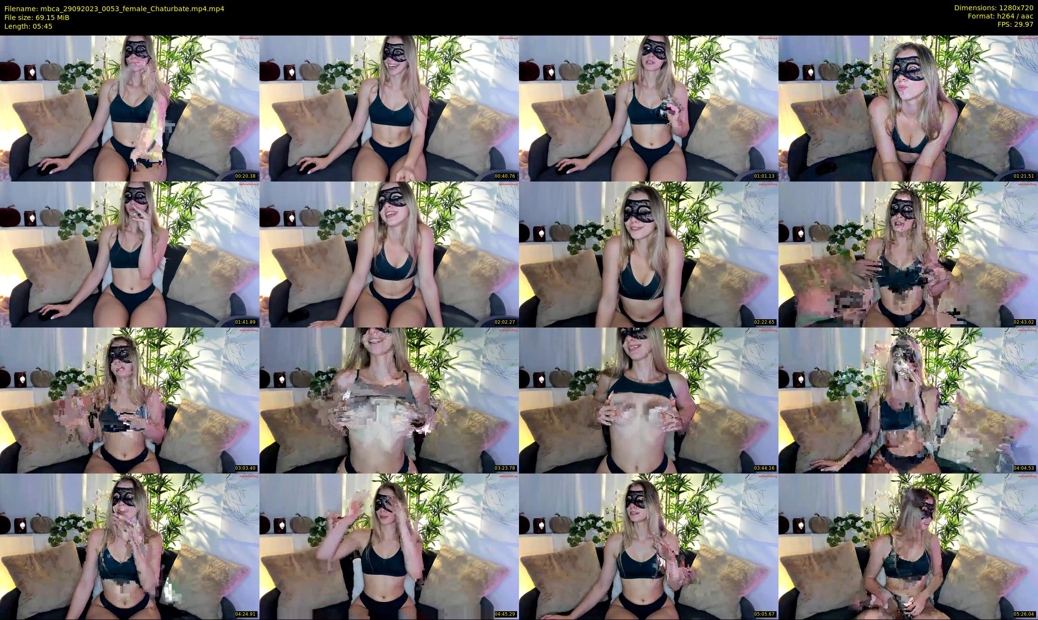 mbca — 6 minute Chaturbate couple cam show recording, 720p, Sep 29, 2023