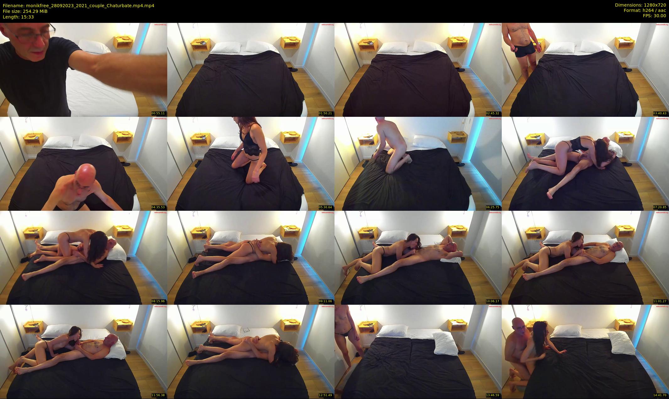 monikfree — 16 minute Chaturbate couple cam show recording, 720p, Sep 28, 2023