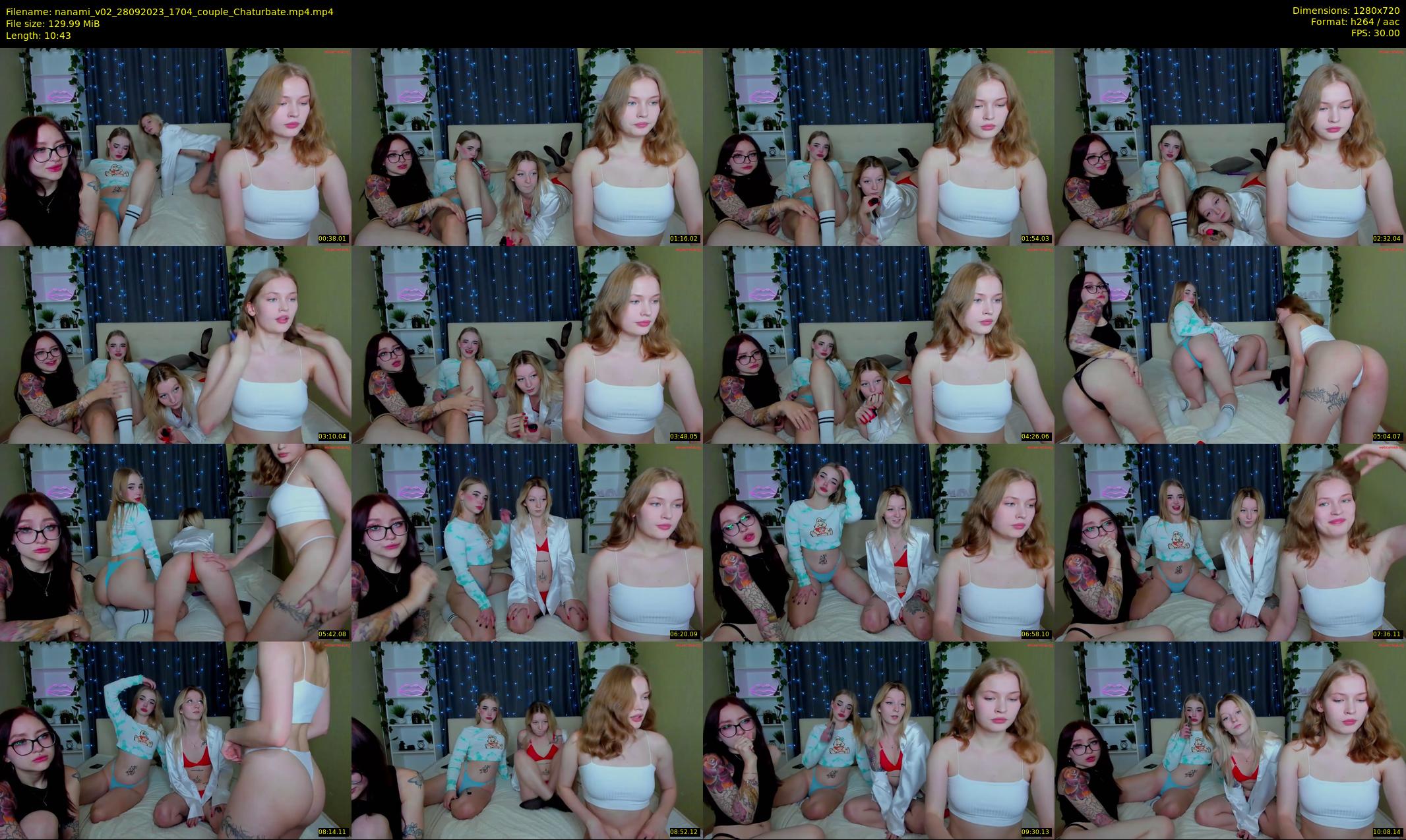 nanami_v02 — 11 minute Chaturbate couple cam show recording, 720p, Sep 28, 2023