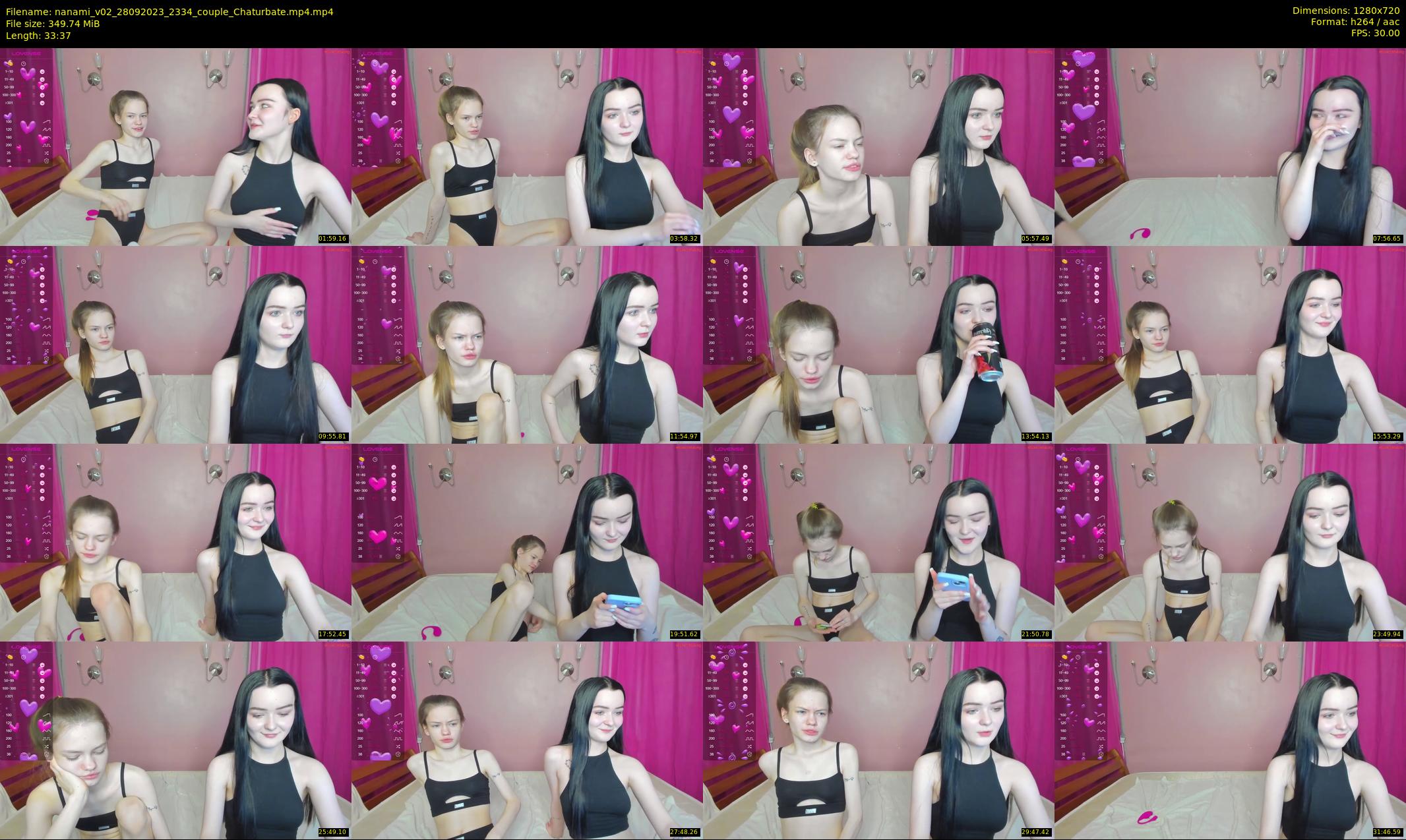 nanami_v02 — 34 minute Chaturbate couple cam show recording, 720p, Sep 28, 2023