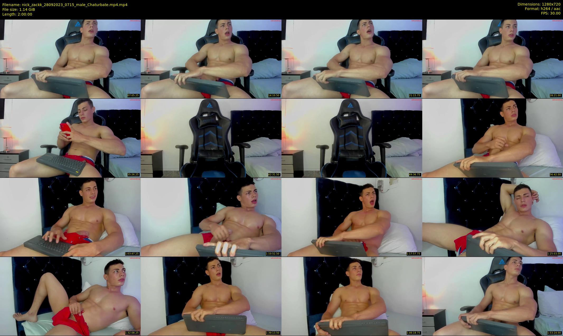 nick_zackk — 120 minute Chaturbate male cam show recording, 720p, Sep 28, 2023