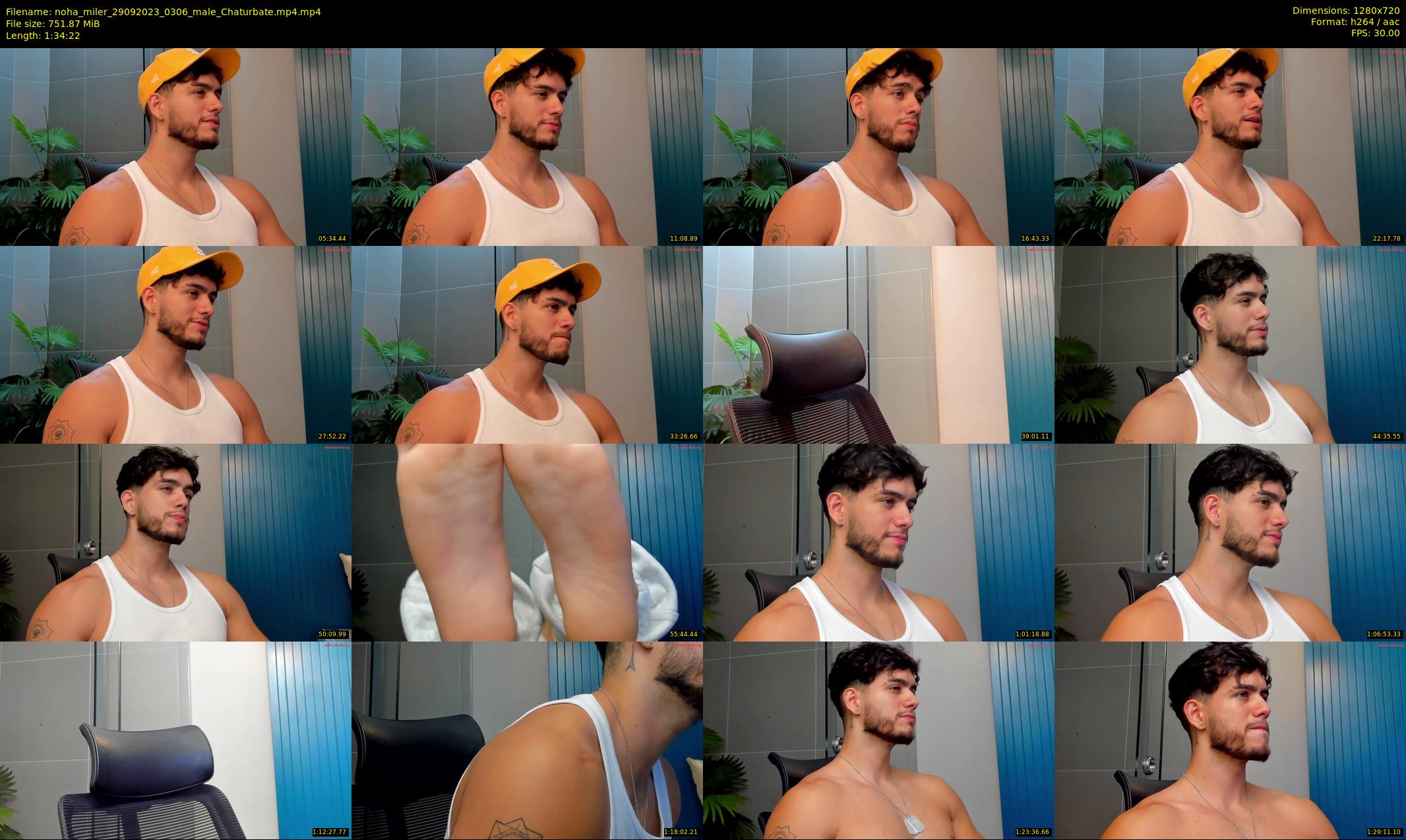noha_miler — 95 minute Chaturbate male cam show recording, 720p, Sep 29, 2023