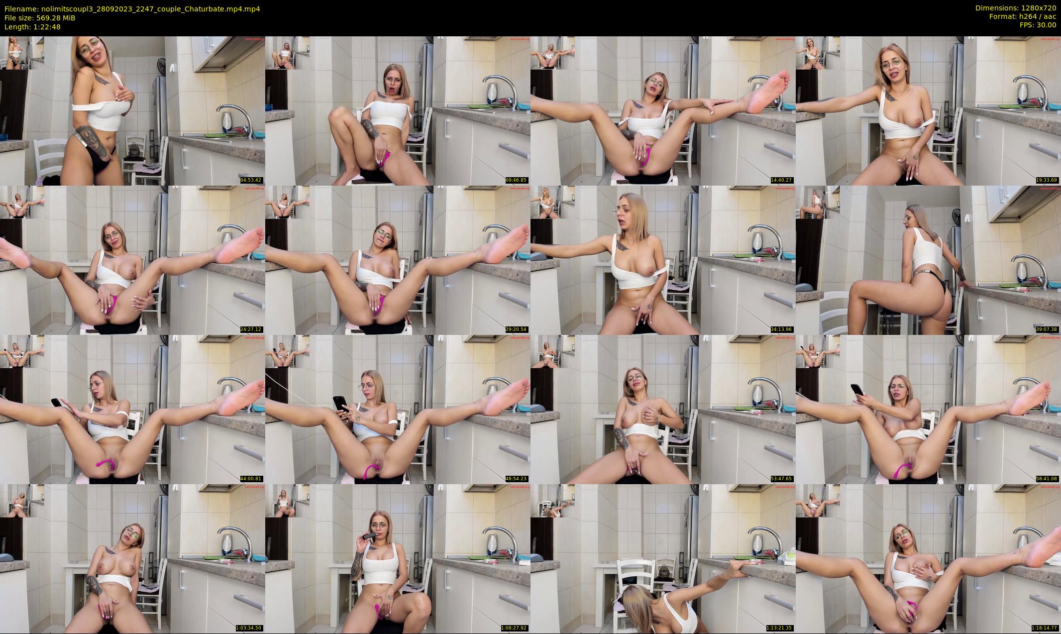 nolimitscoupl3 — 83 minute Chaturbate couple cam show recording, 720p, Sep 28, 2023