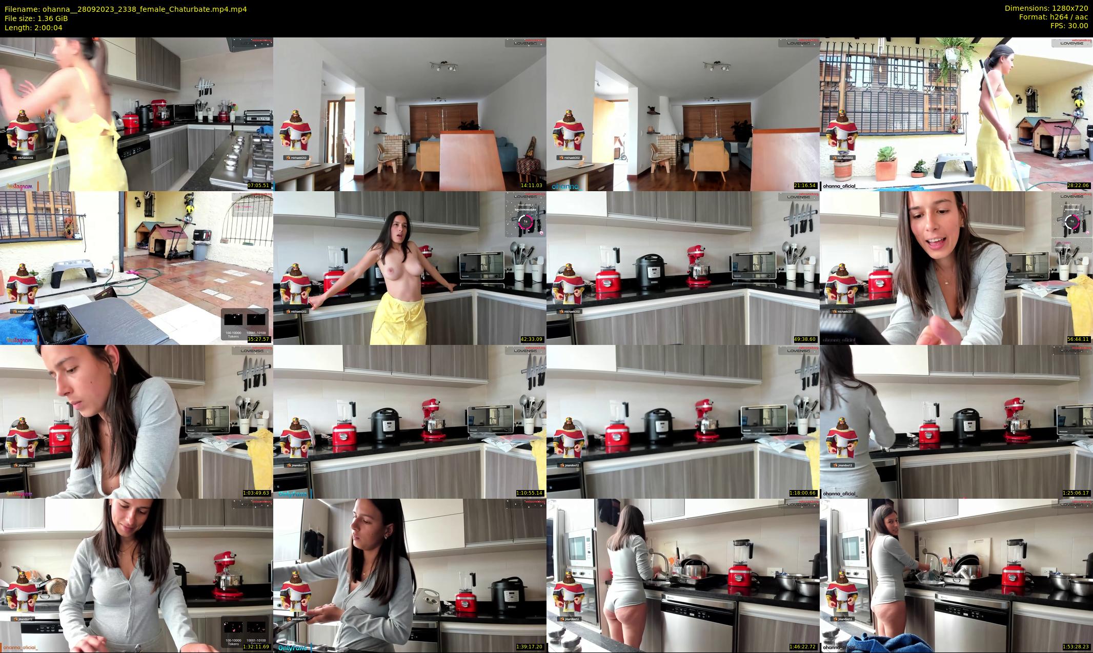 ohanna_ — 121 minute Chaturbate female cam show recording, 720p, Sep 28, 2023
