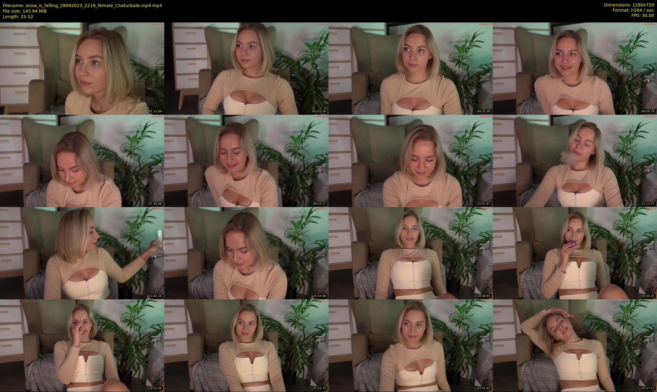 snow_is_falling — 26 minute Chaturbate female cam show recording, 720p, Sep 28, 2023