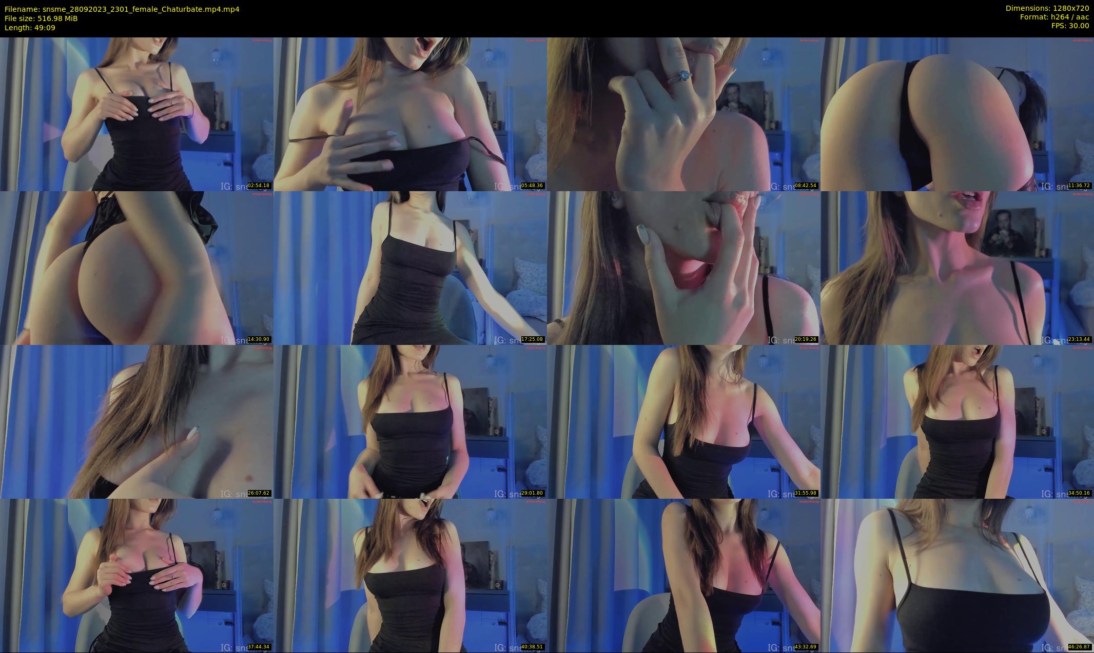 snsme — 50 minute Chaturbate female cam show recording, 720p, Sep 28, 2023