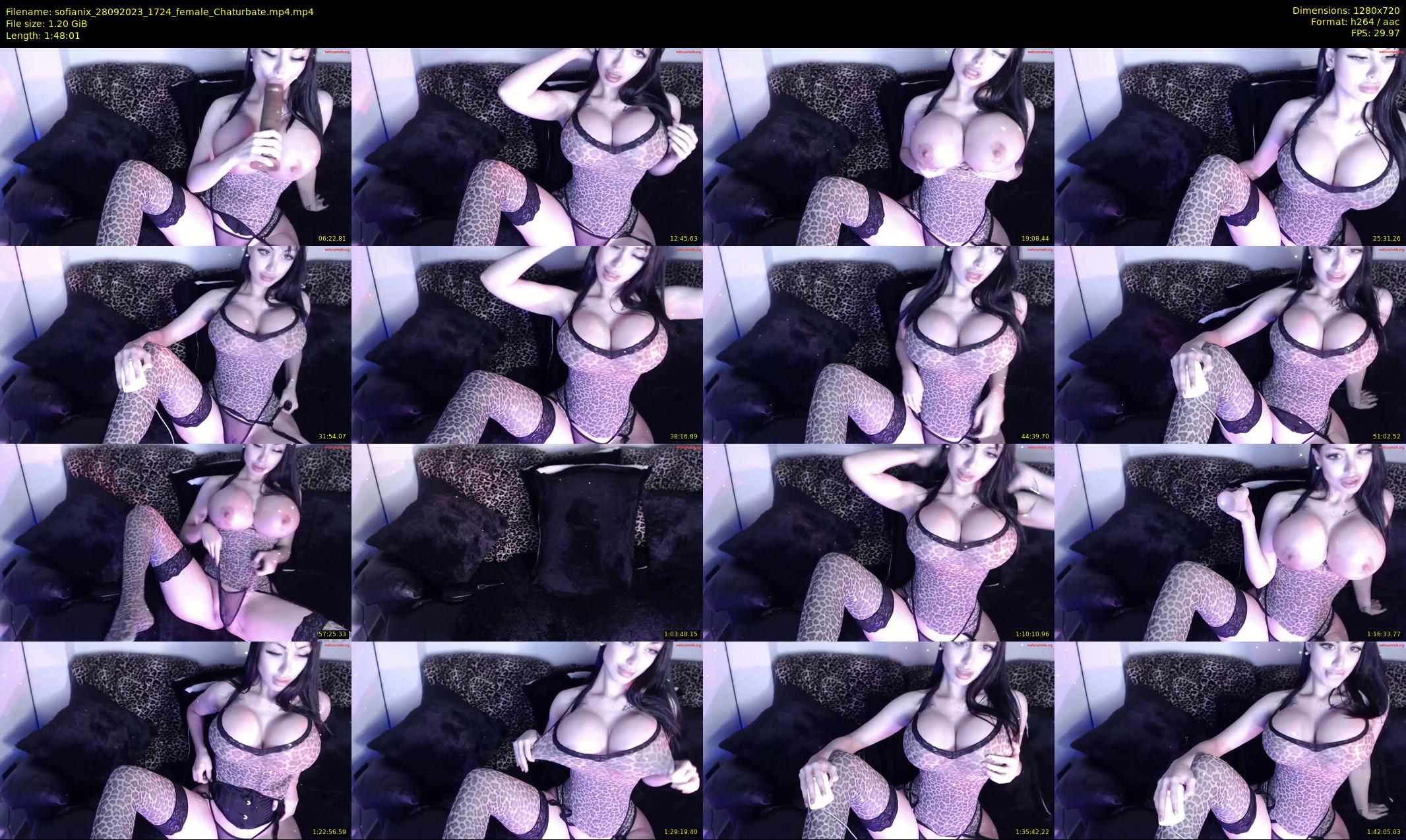 sofianix — 109 minute Chaturbate female cam show recording, 720p, Sep 28, 2023