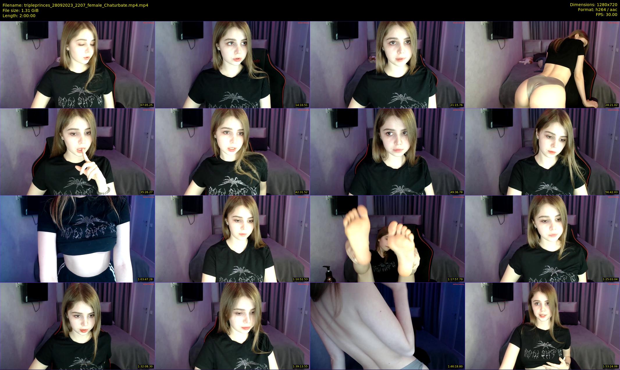 tripleprinces — 120 minute Chaturbate female cam show recording, 720p, Sep 28, 2023
