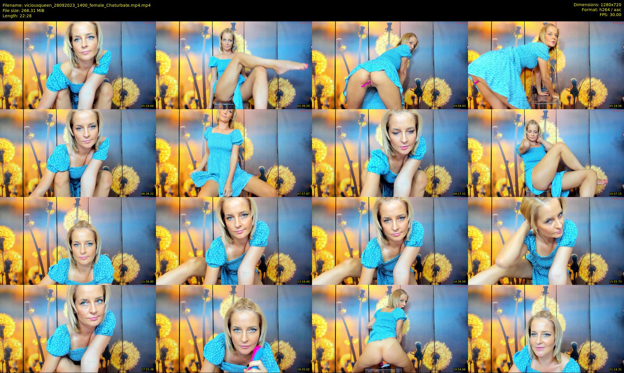 viciousqueen — 23 minute Chaturbate female cam show recording, 720p, Sep 28, 2023