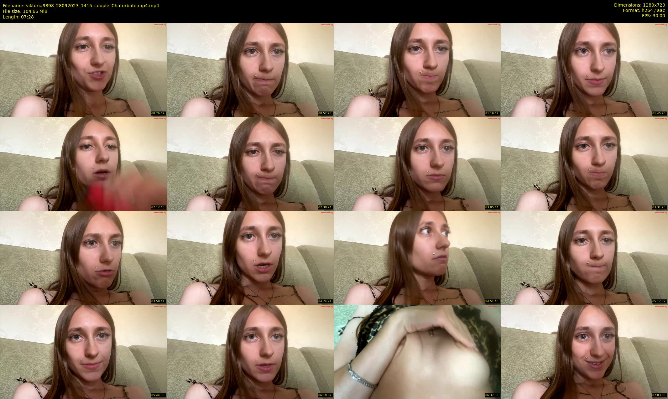 viktoria9898 — 8 minute Chaturbate couple cam show recording, 720p, Sep 28, 2023