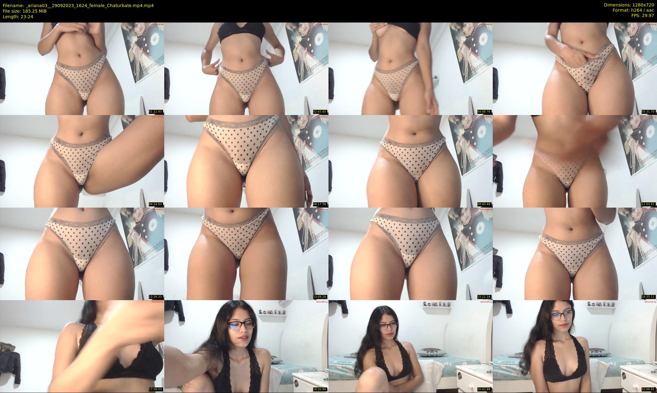 _ariana03_ — 24 minute Chaturbate female cam show recording, 720p, Sep 29, 2023